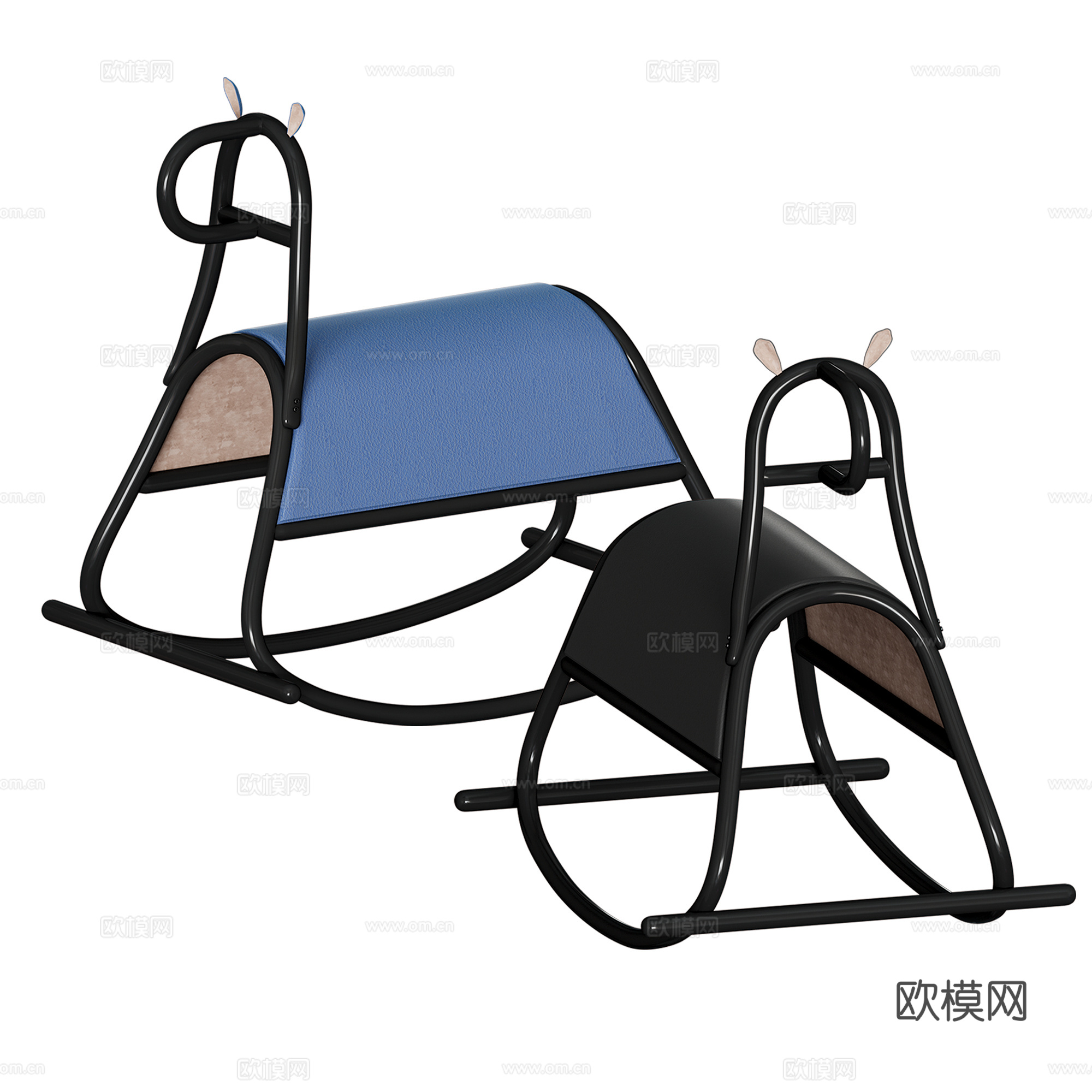 现代气球狗玩具su模型