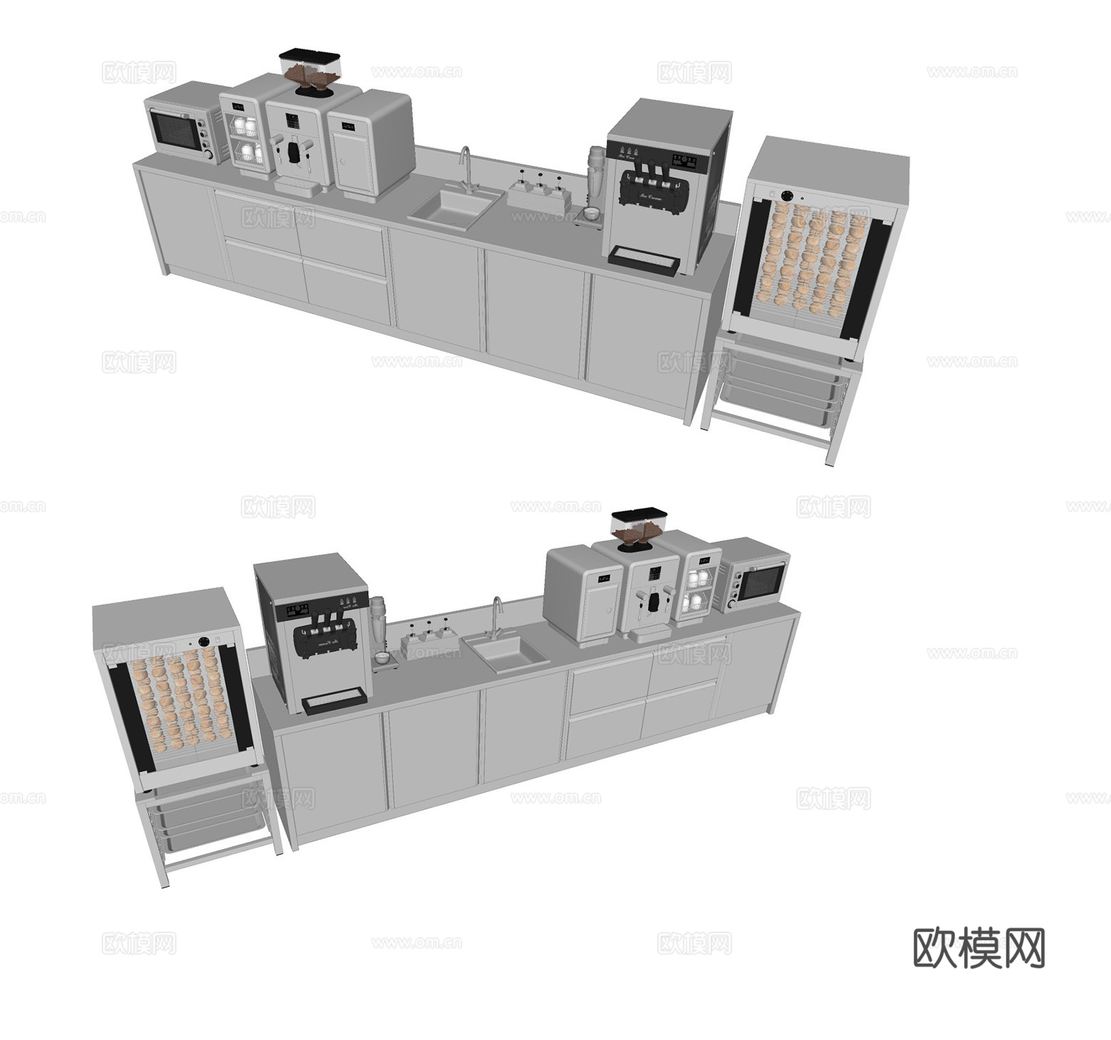 厨具su模型