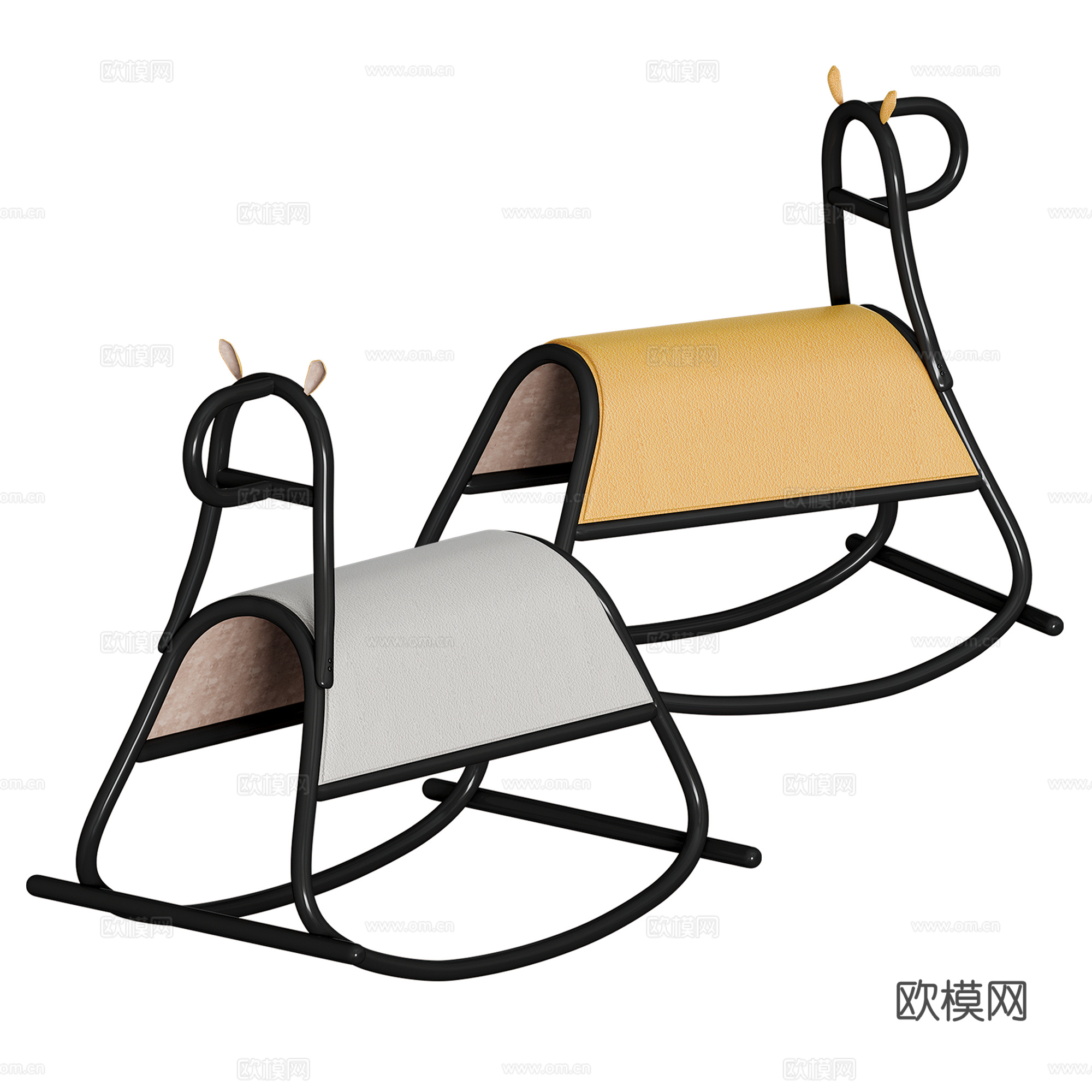 现代气球狗玩具su模型
