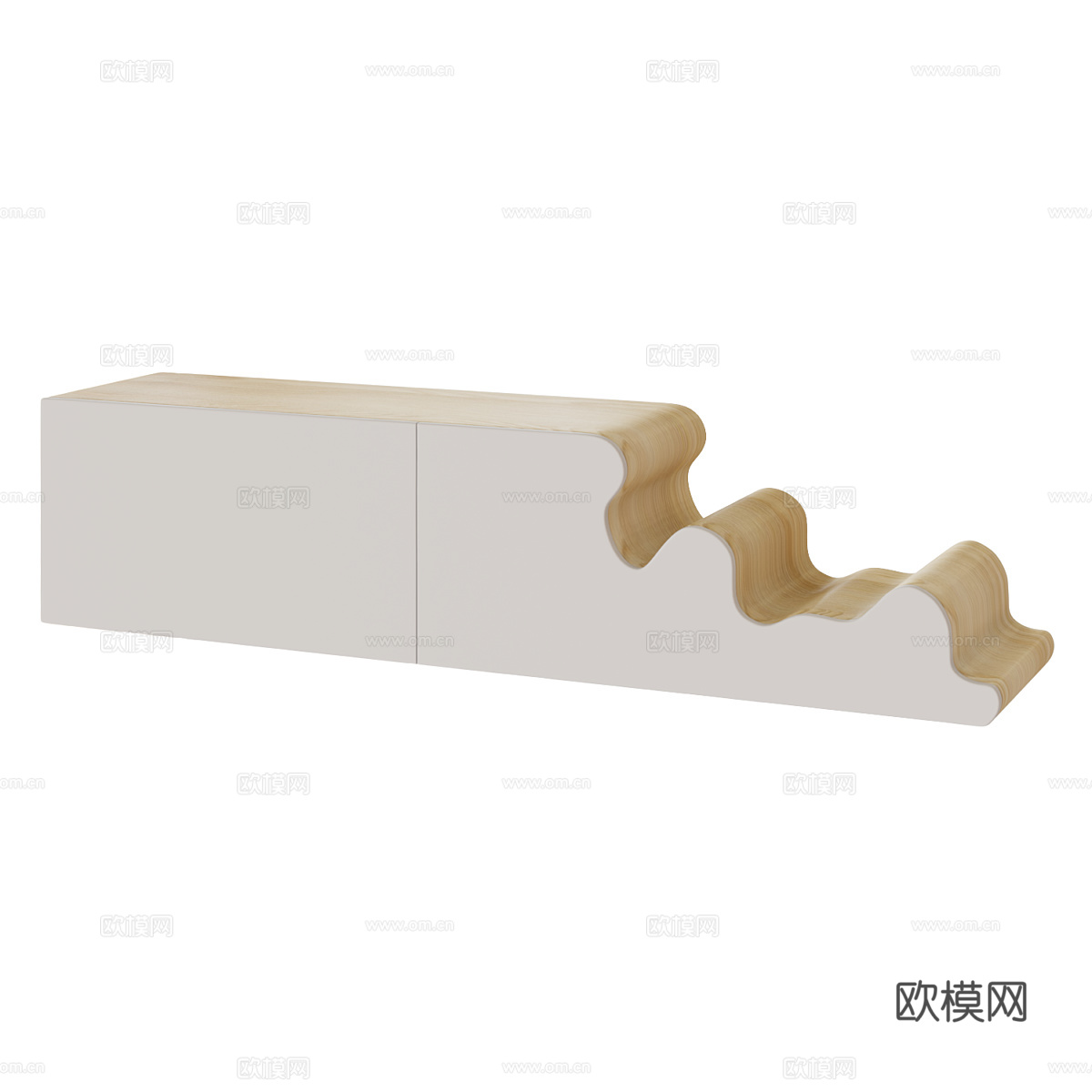 北欧简约电视柜 电视柜 简约电视柜 客厅电视柜 矮柜3d模型