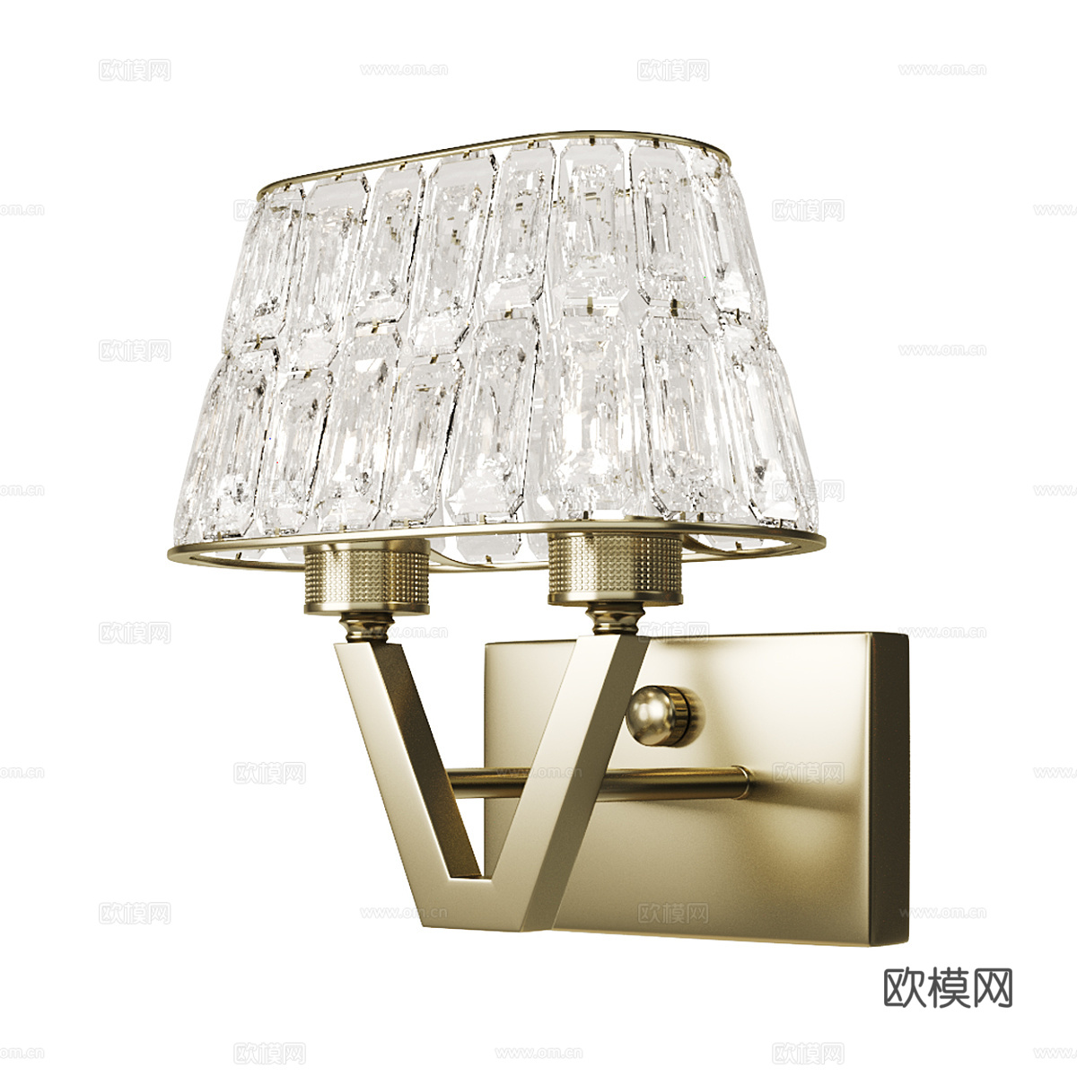 现代床头壁灯 酒店壁灯3d模型