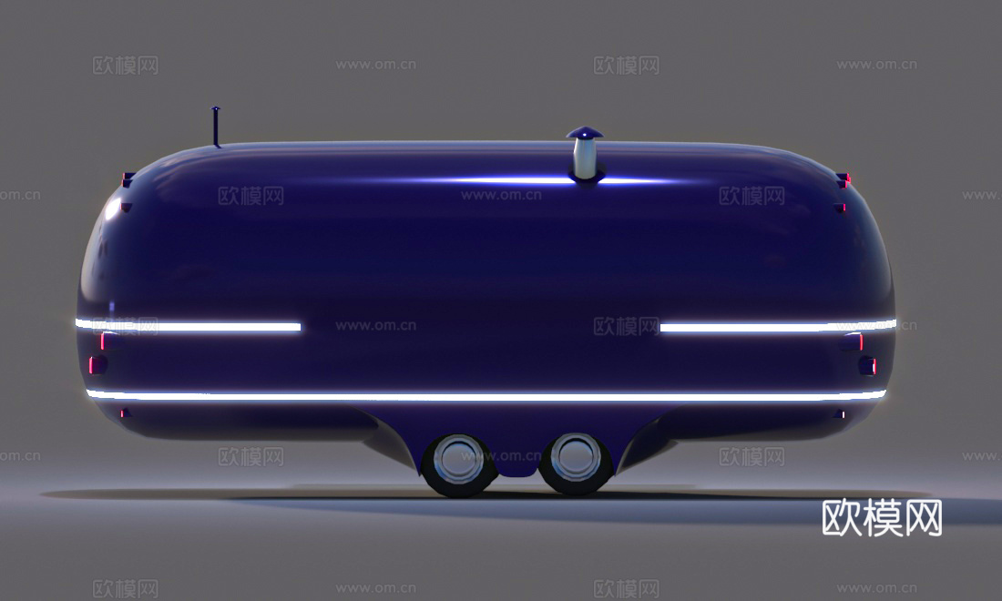 移动餐车3d模型