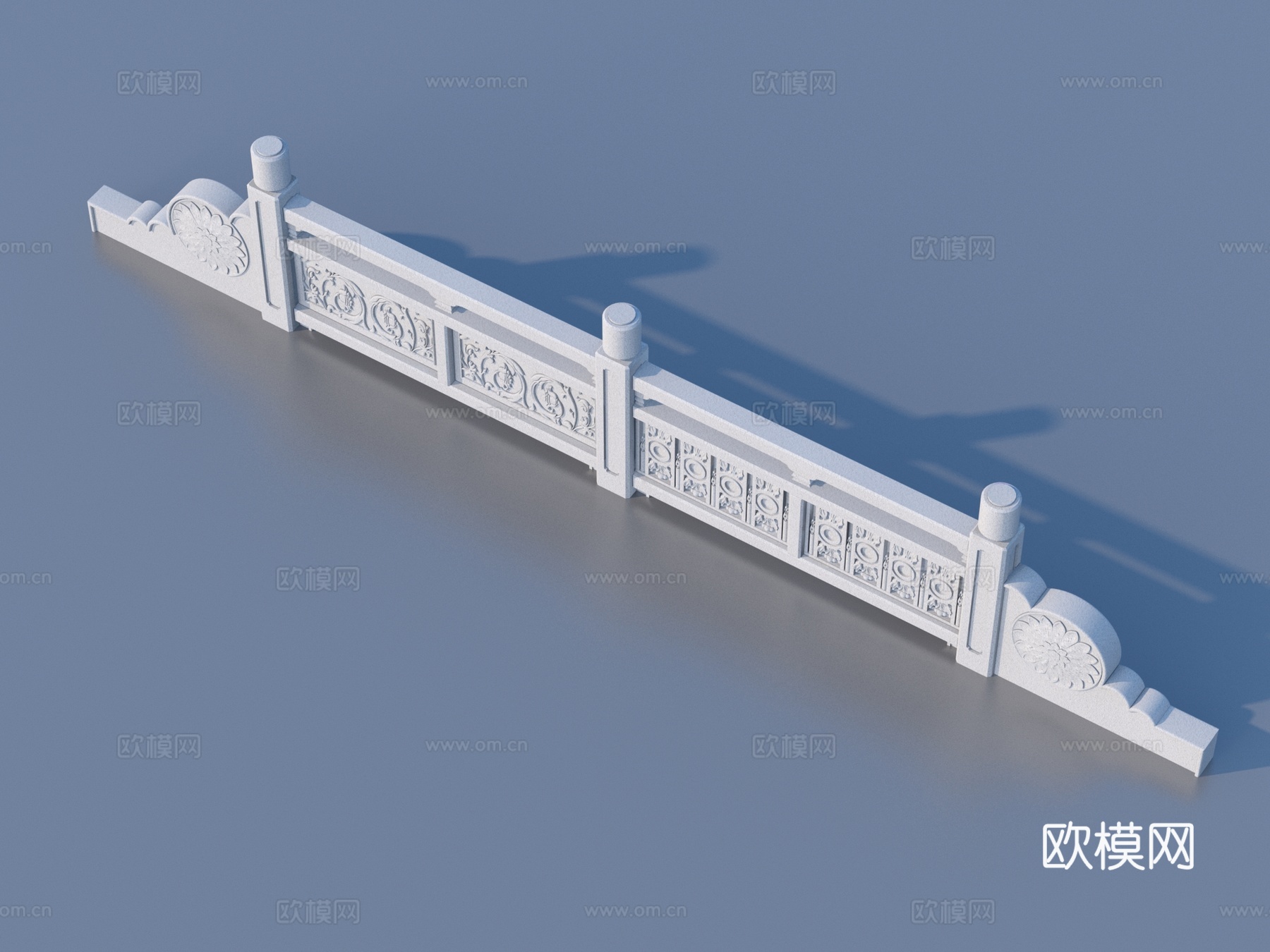 围栏 护栏 栏杆3d模型