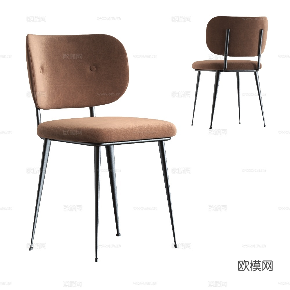 现代椅子 单椅3d模型