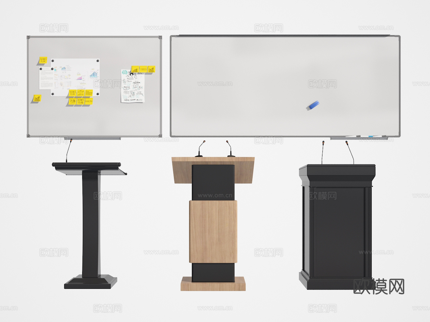 讲台3d模型