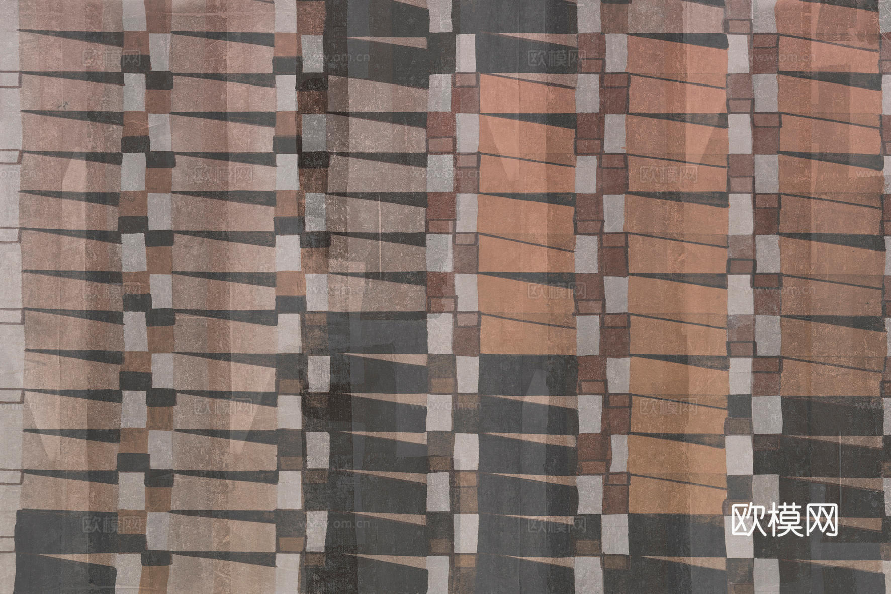 棕色几何壁纸下载