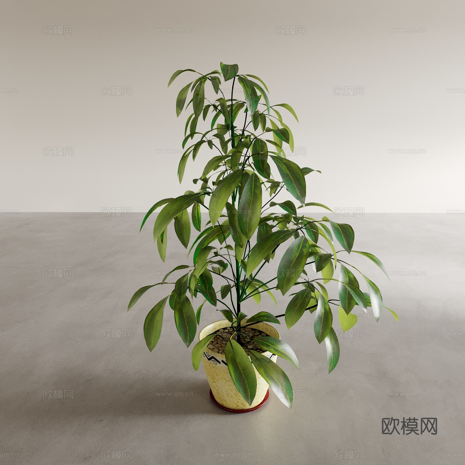 花瓶 花艺 花卉 插花 绿植 盆景 盆栽 室内绿植 植物摆件3d模型