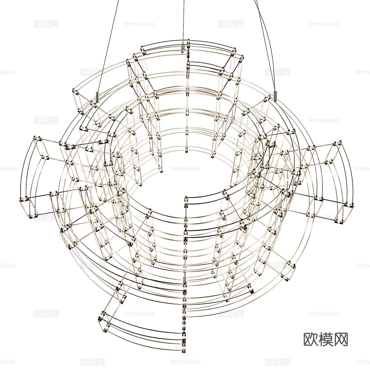 现代简约吊灯 吊灯 简约吊灯 餐厅吊灯 工业吊灯3d模型