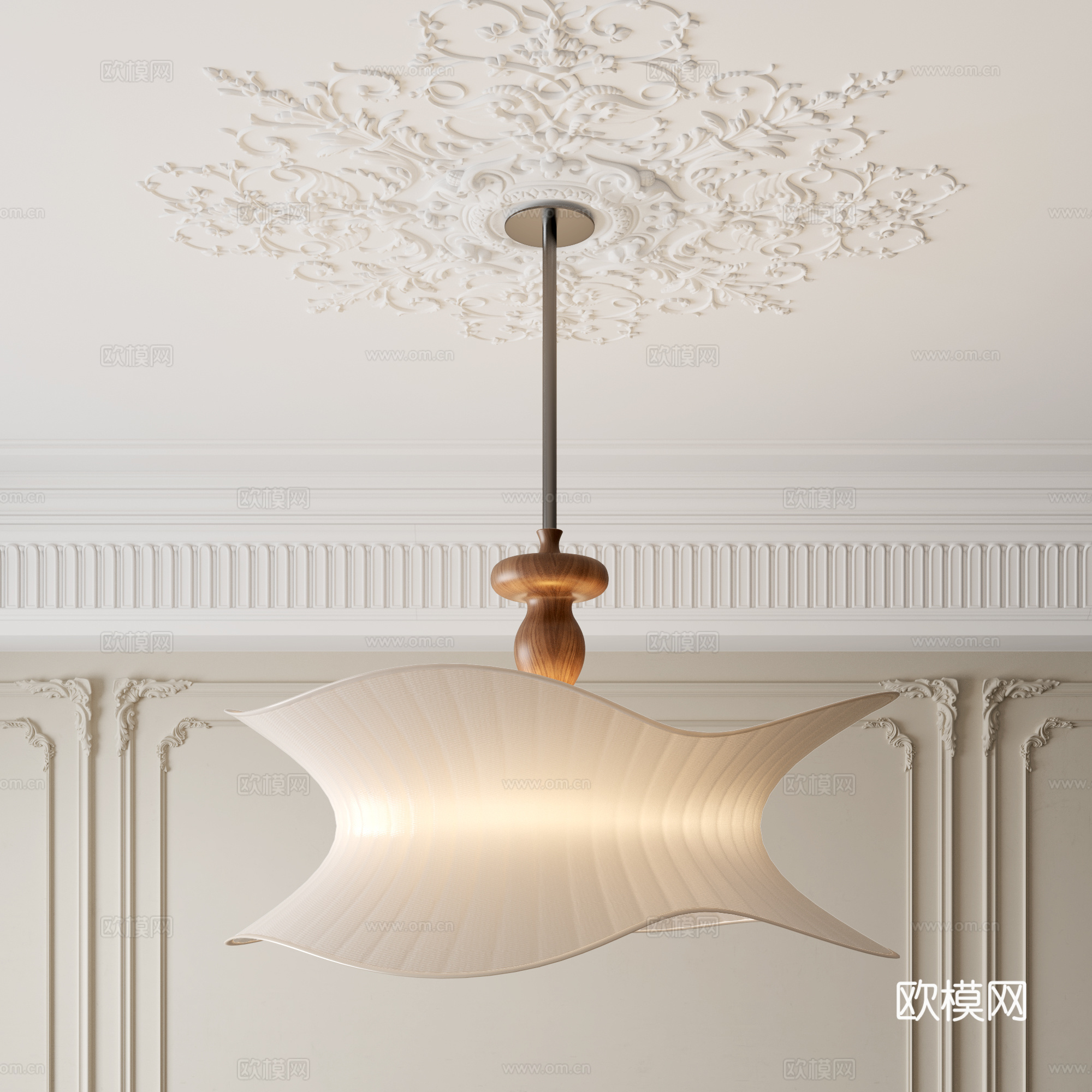 装饰吊灯3d模型下载