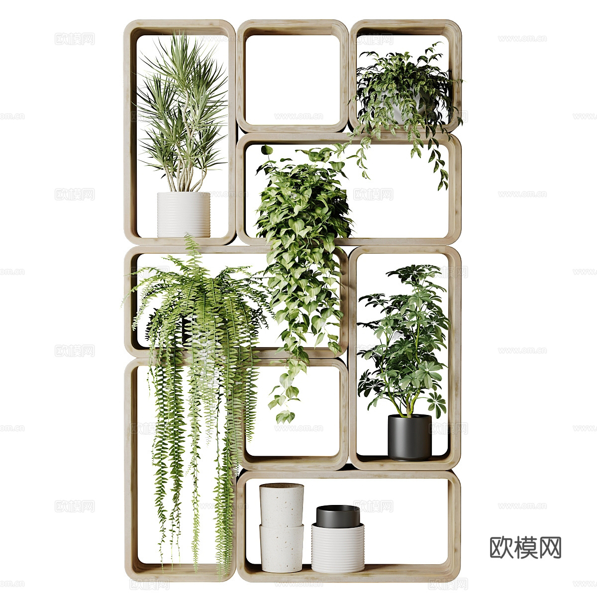 装饰架 植物架3d模型