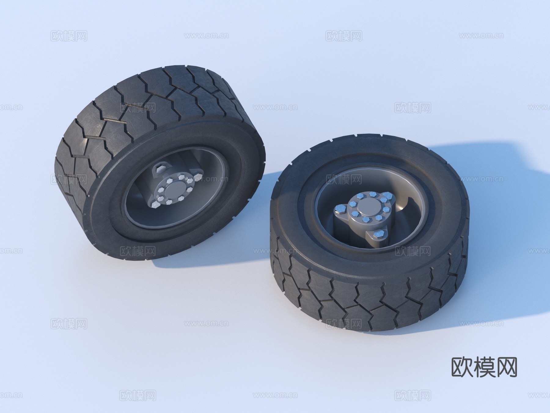 车胎 轮胎 车圈 轮毂 新轮胎3d模型