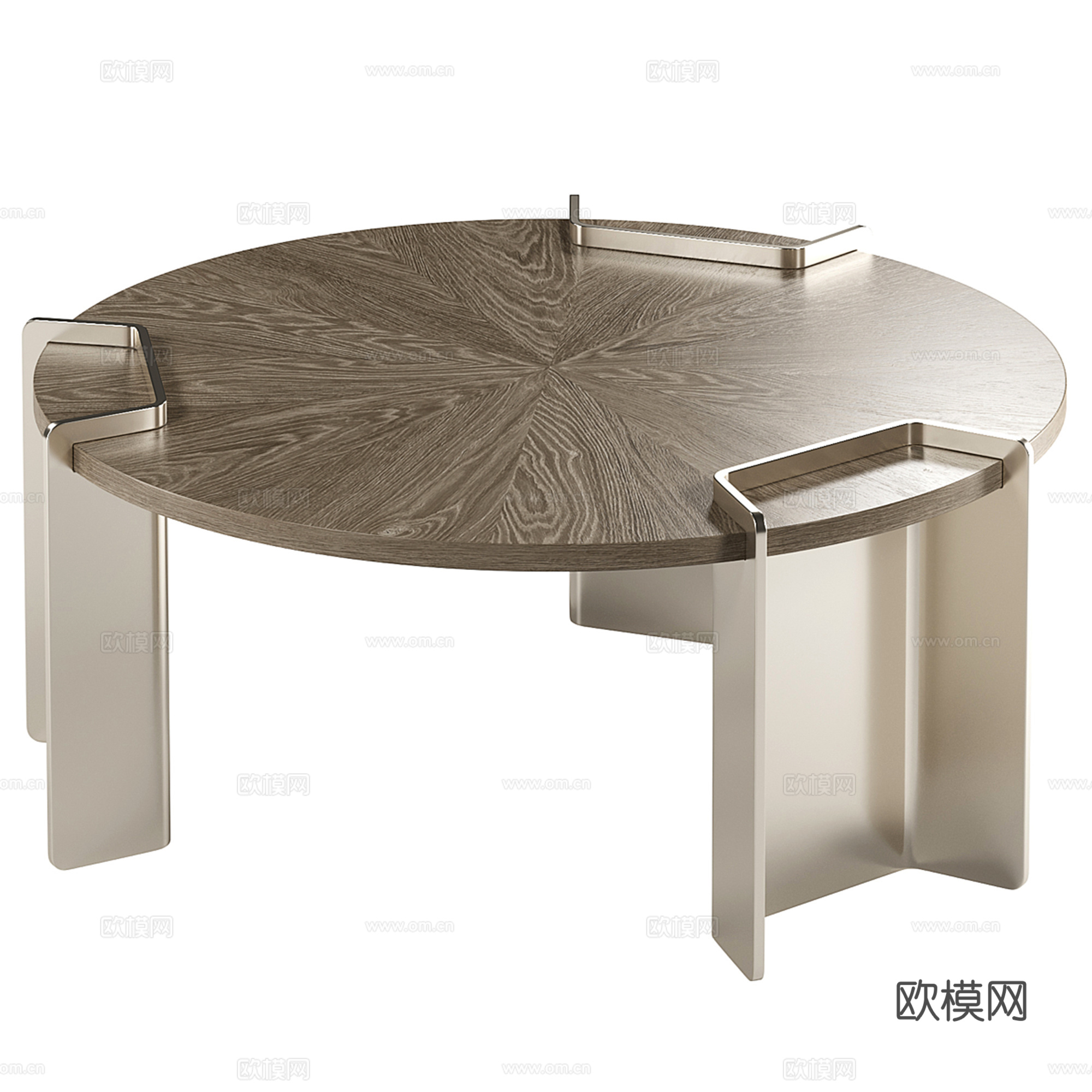 现代轻奢茶几su模型