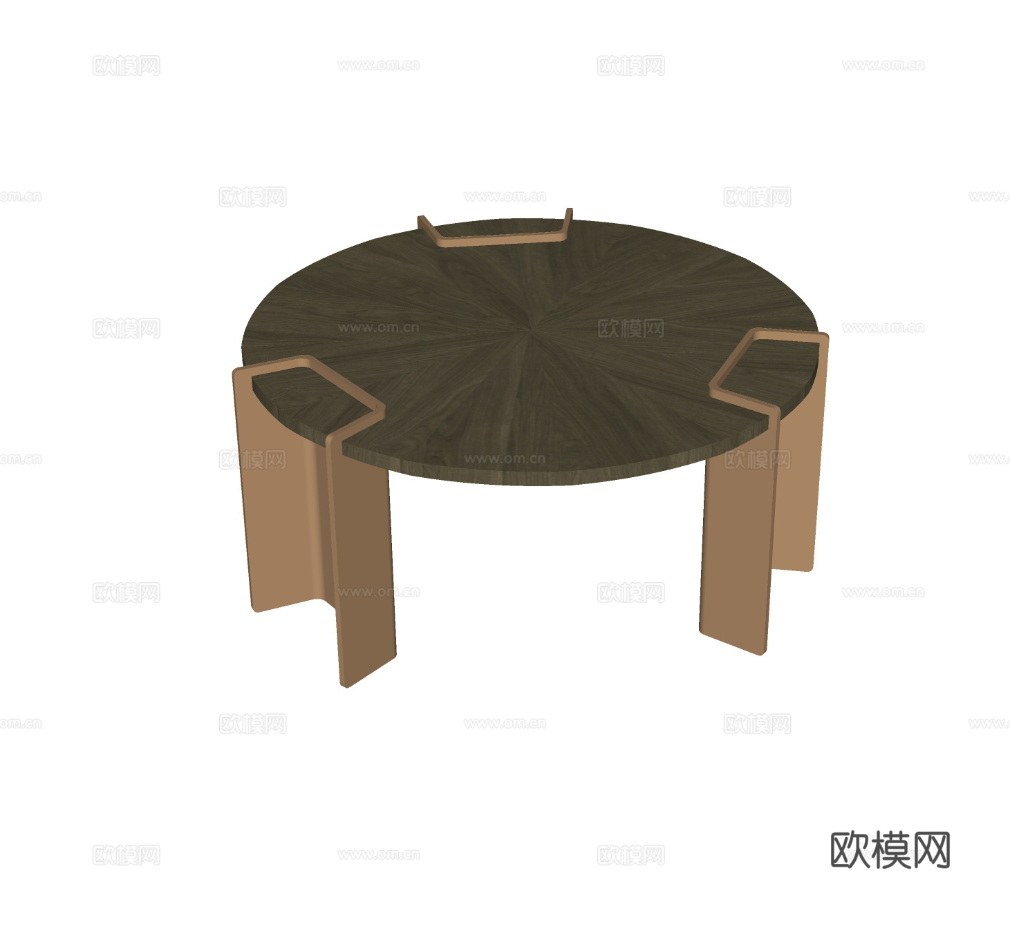 现代轻奢茶几su模型