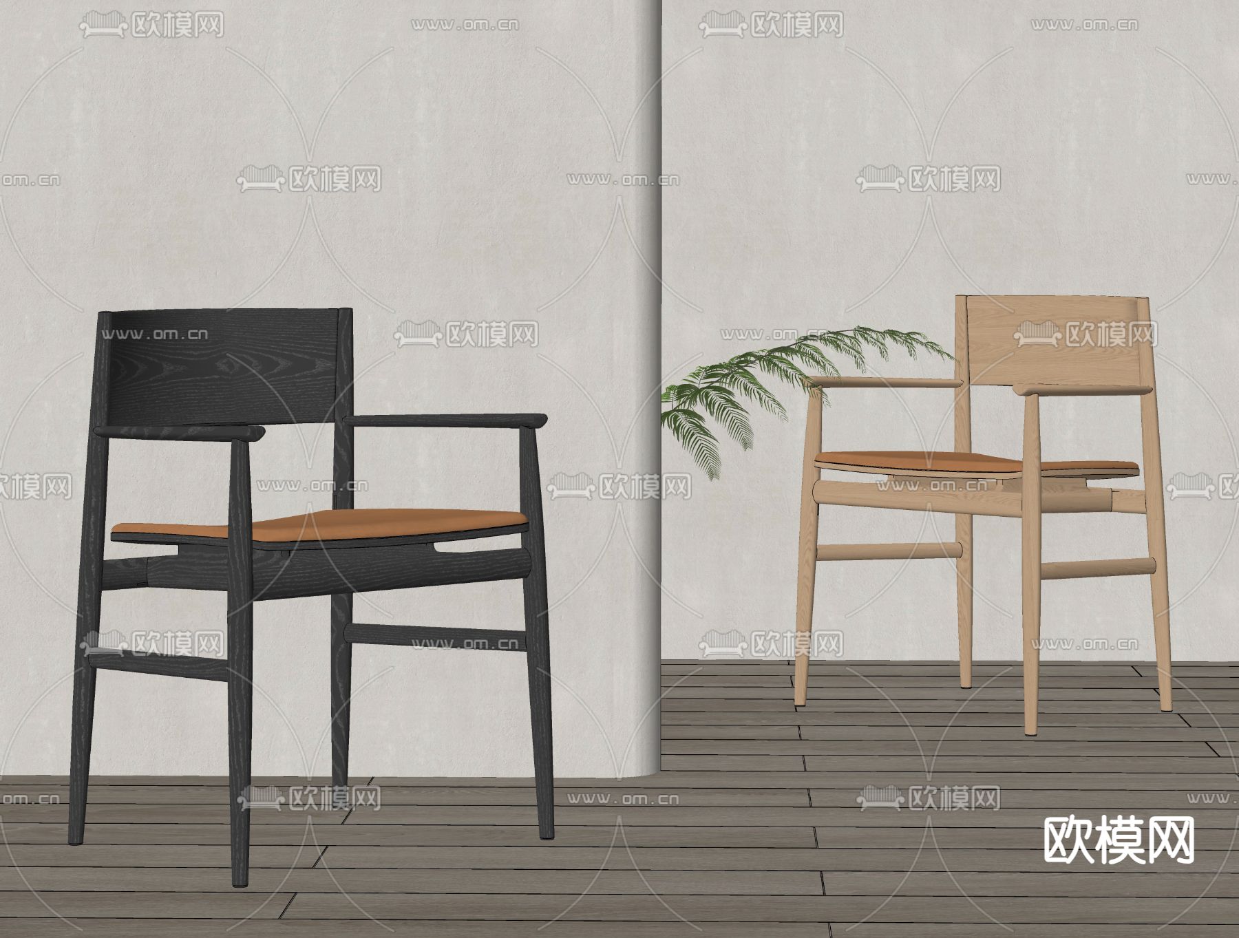 Tradition 单椅 椅子su模型