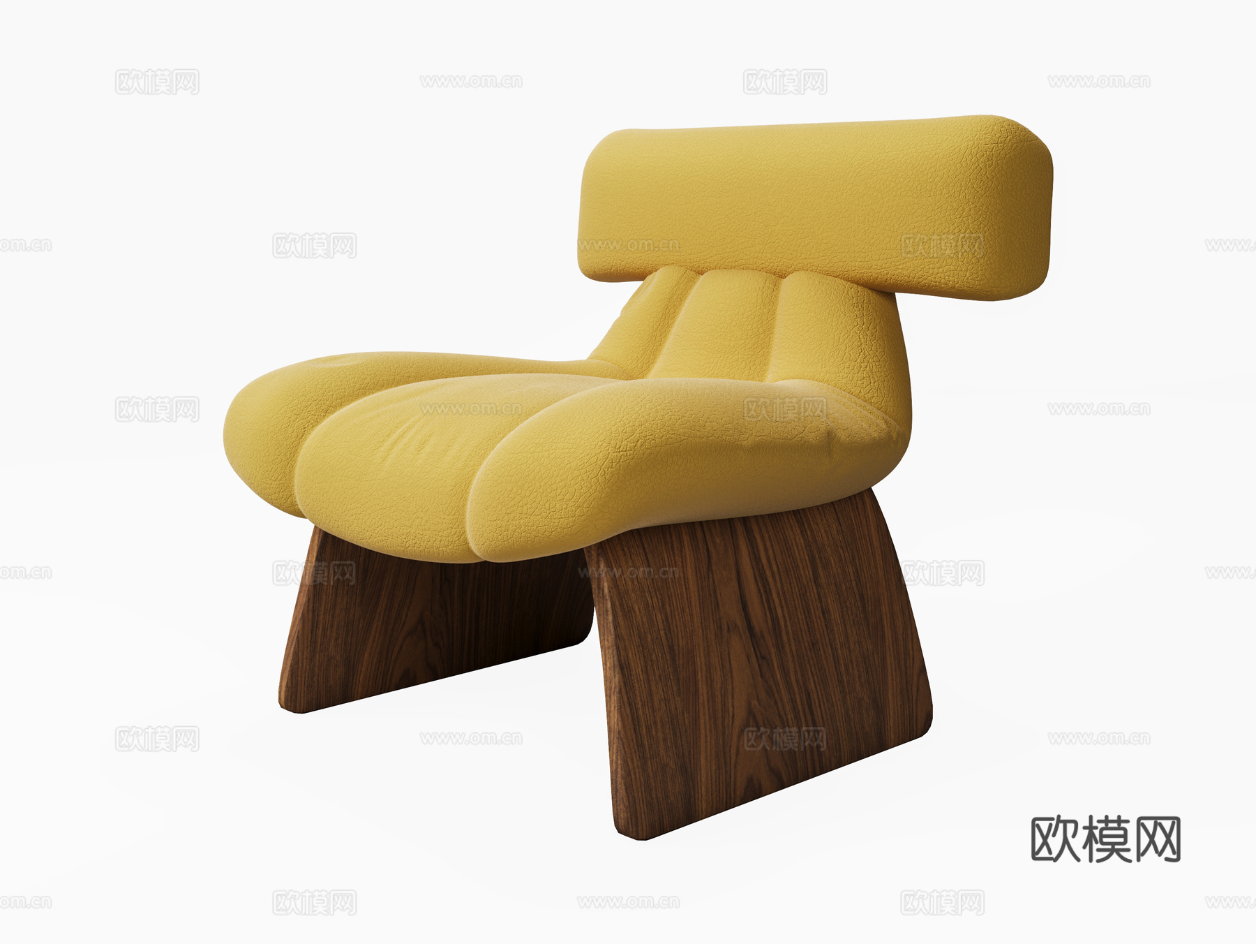 单人沙发3d模型下载