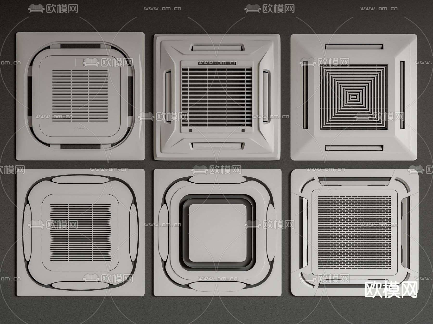 中央空调su模型
