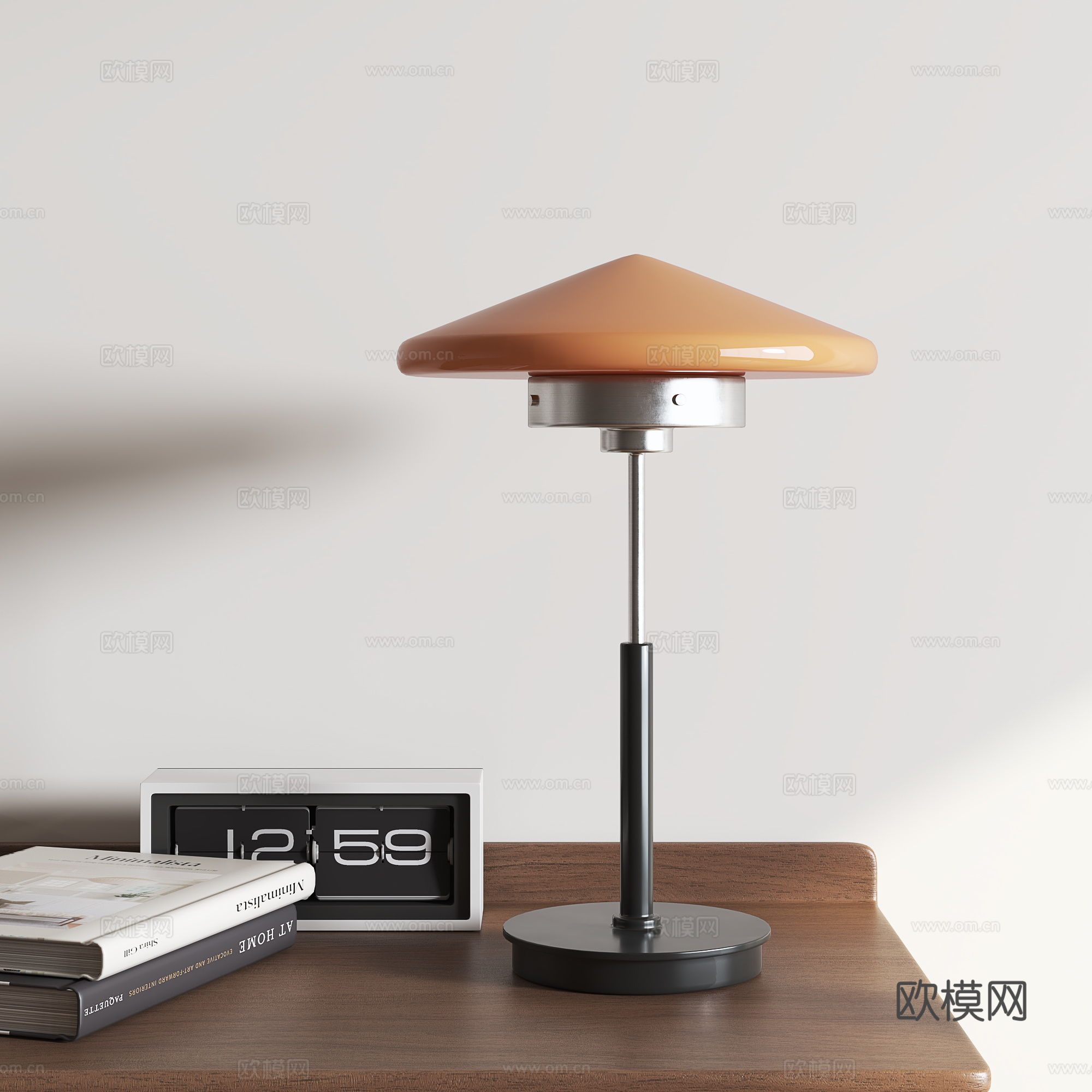 北欧金属台灯3d模型