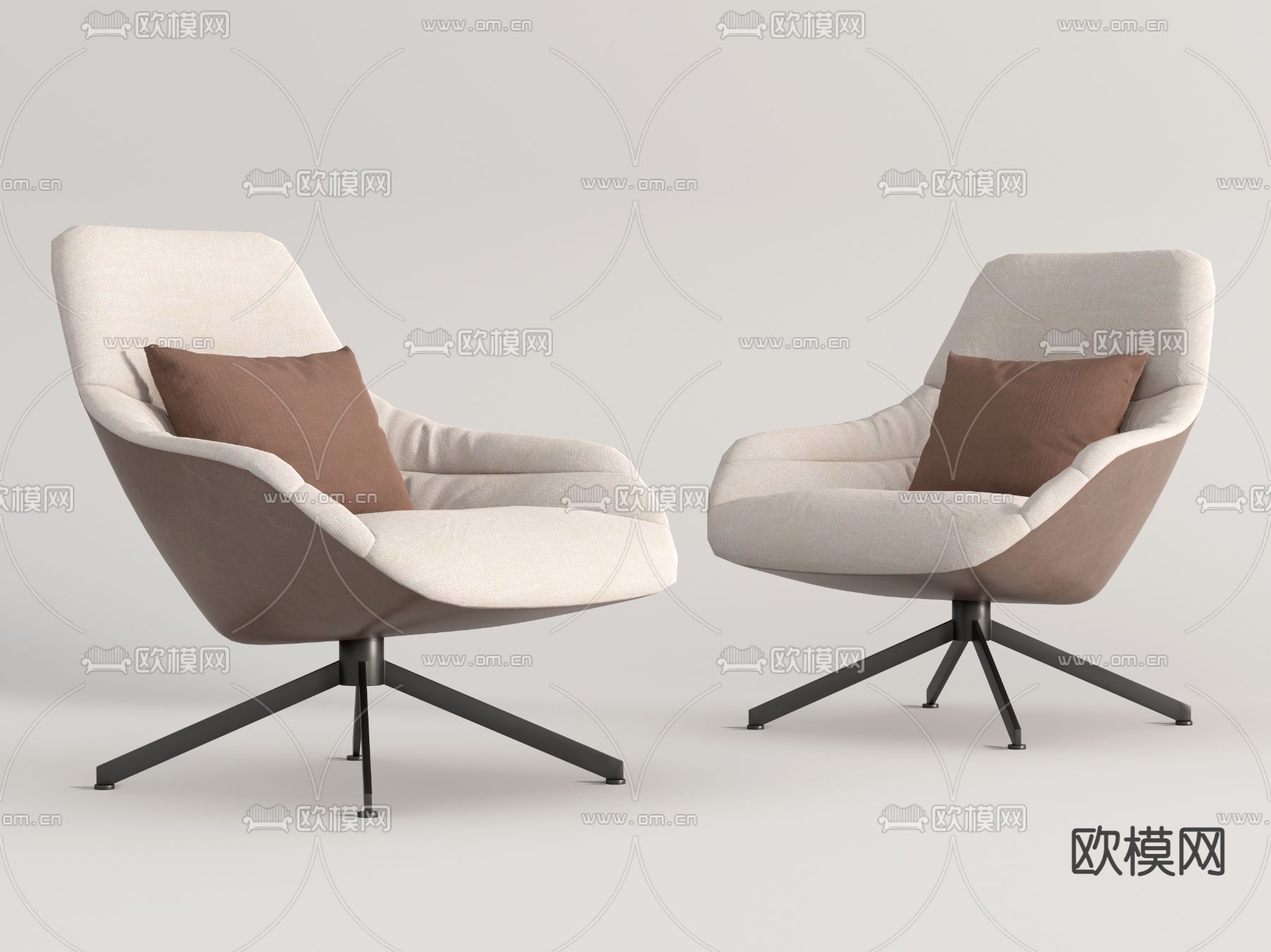 现代休闲椅su模型
