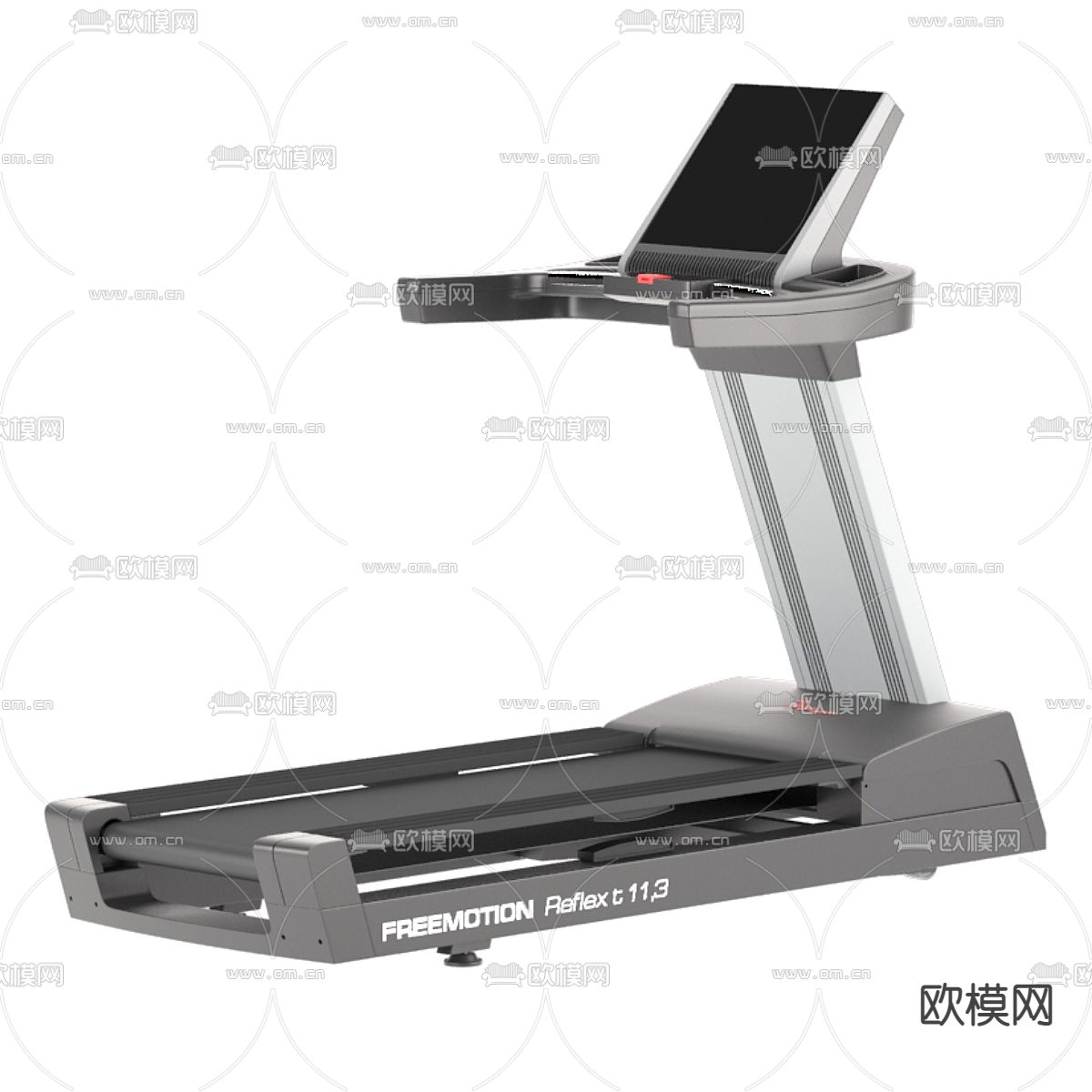 健身器材 跑步机3d模型下载