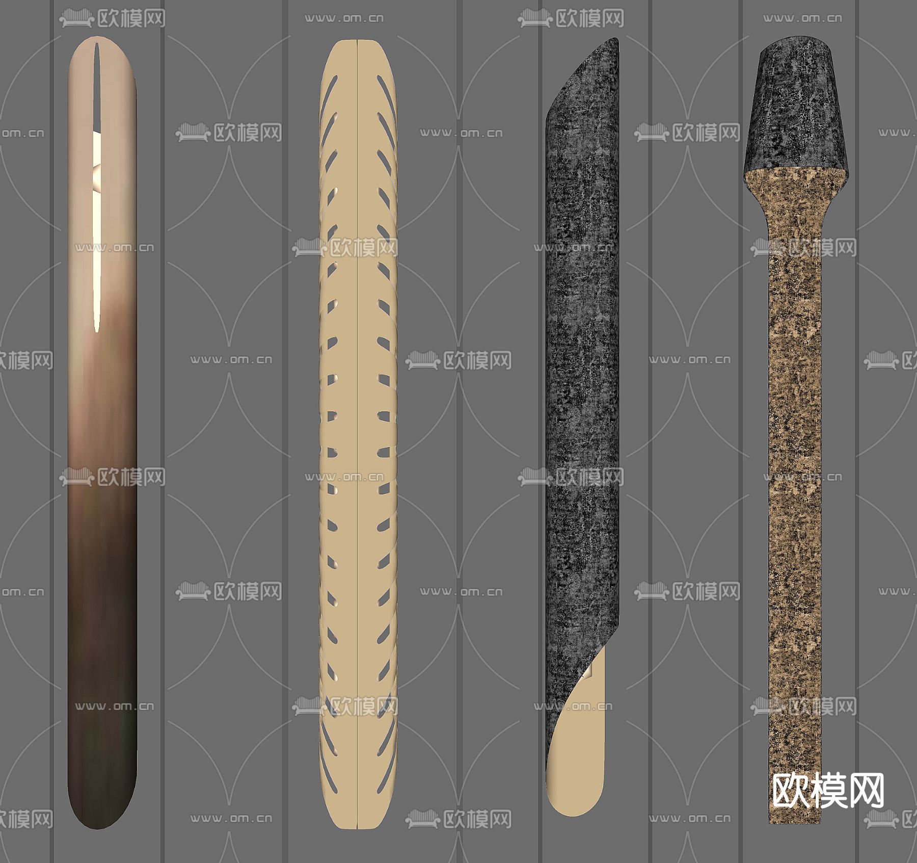 现代轻奢壁灯su模型下载（渲染图2）