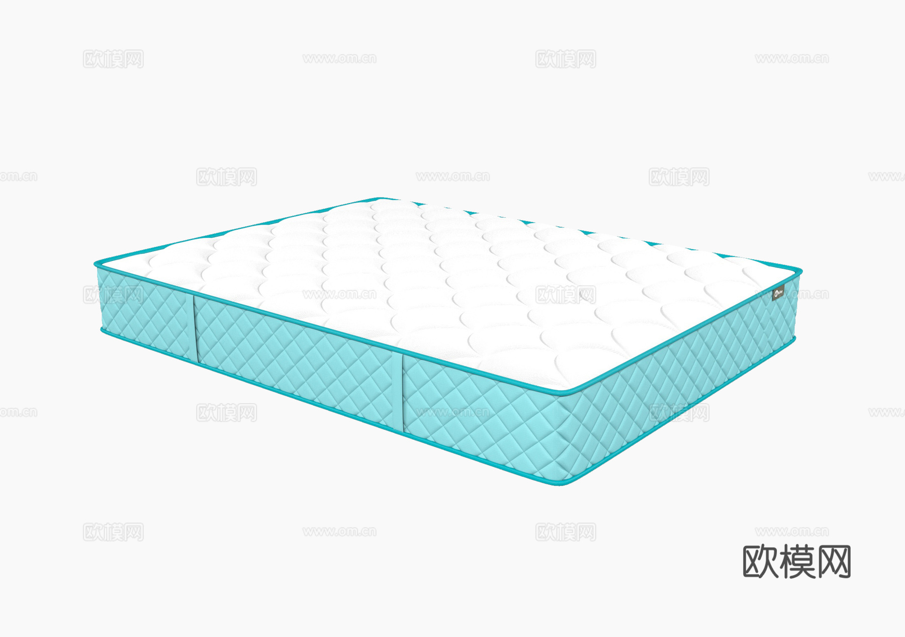 现代简约床垫3d模型