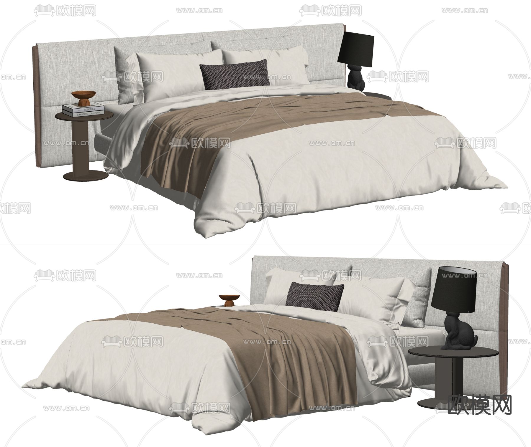 Poliform 双人床su模型