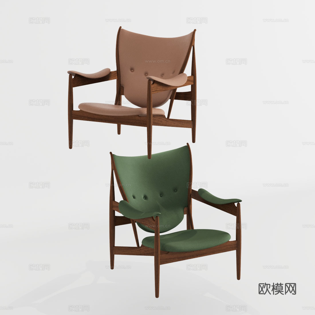 现代休闲椅su模型