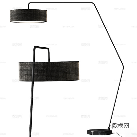 落地灯3d模型下载