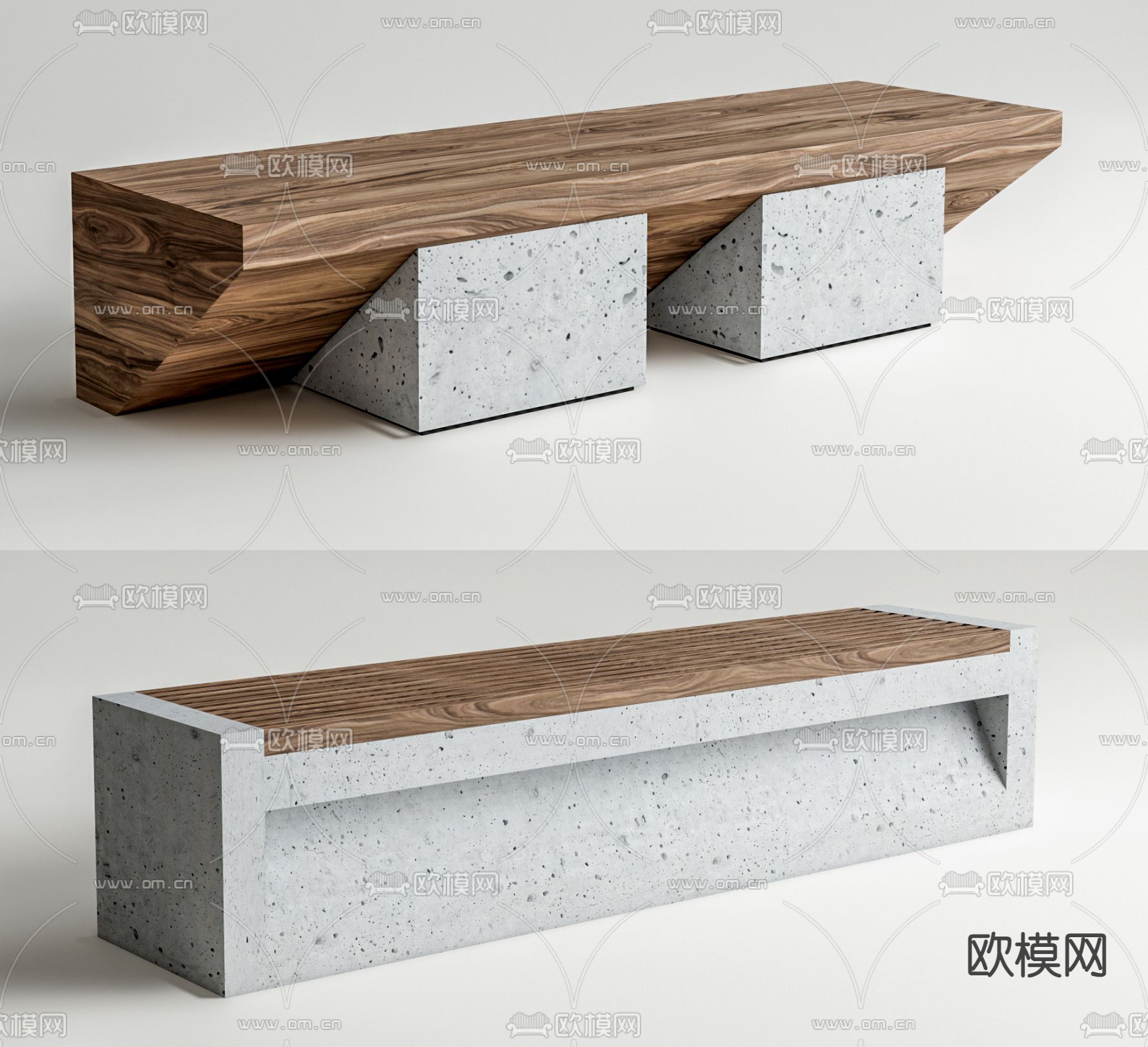 公共椅 公用椅3d模型下载