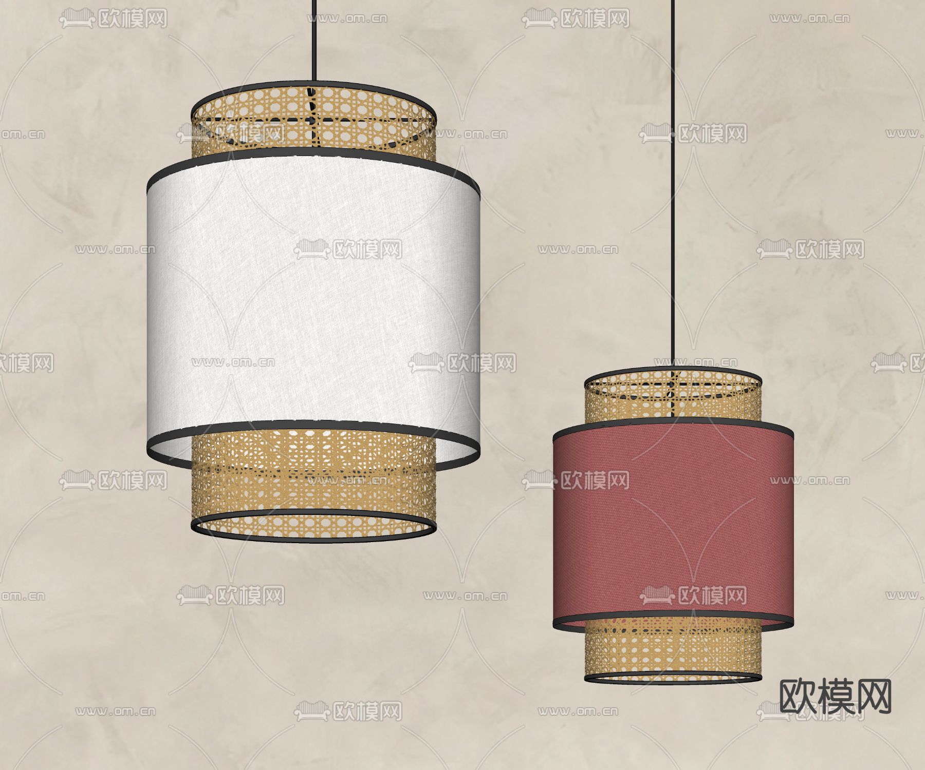 Marko 吊灯su模型下载（渲染图2）