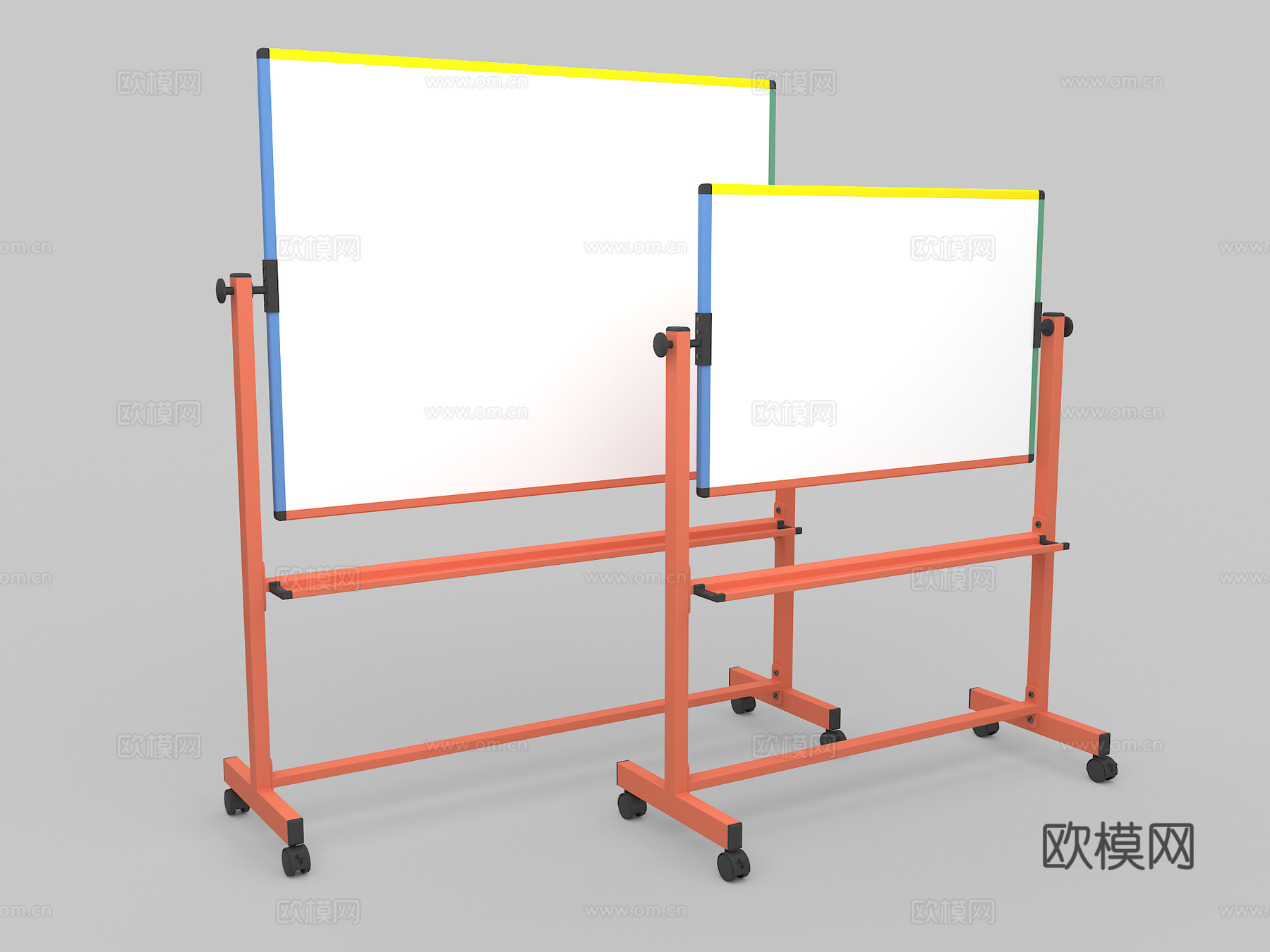白板 黑板 移动黑板 写字板3d模型