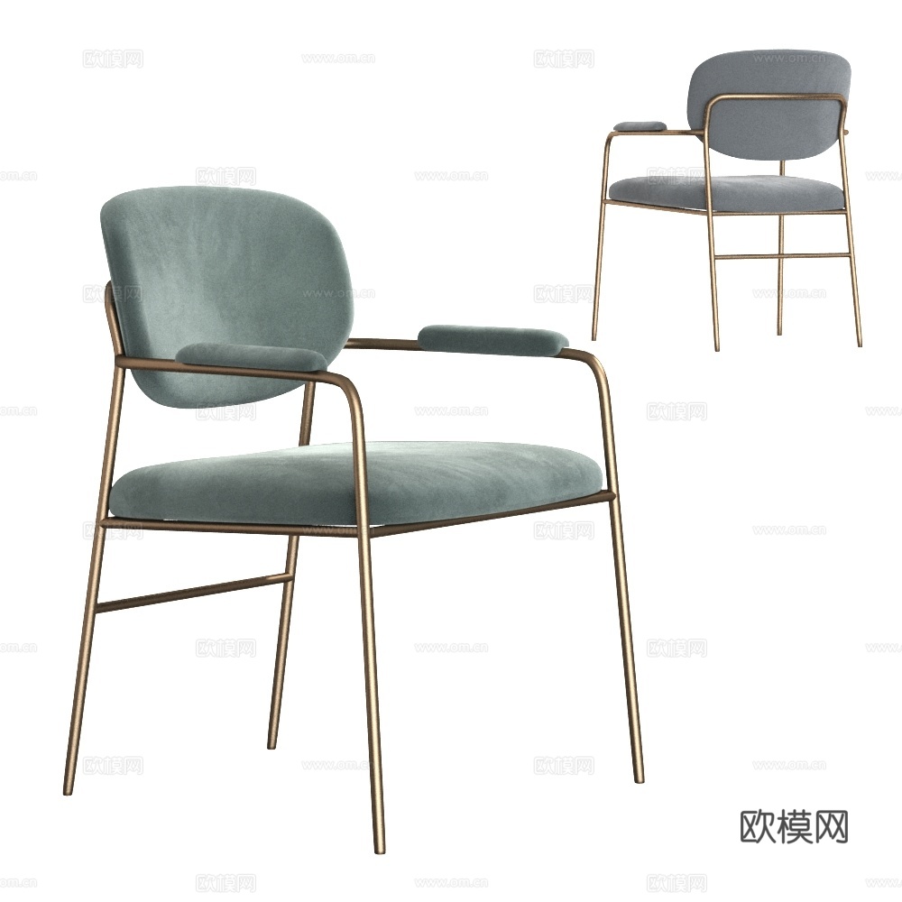 现代椅子 单椅3d模型