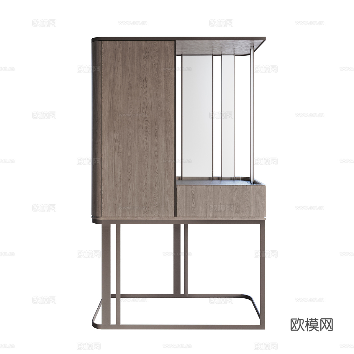 现代意式 Hikari Giorgetti 餐边柜3d模型