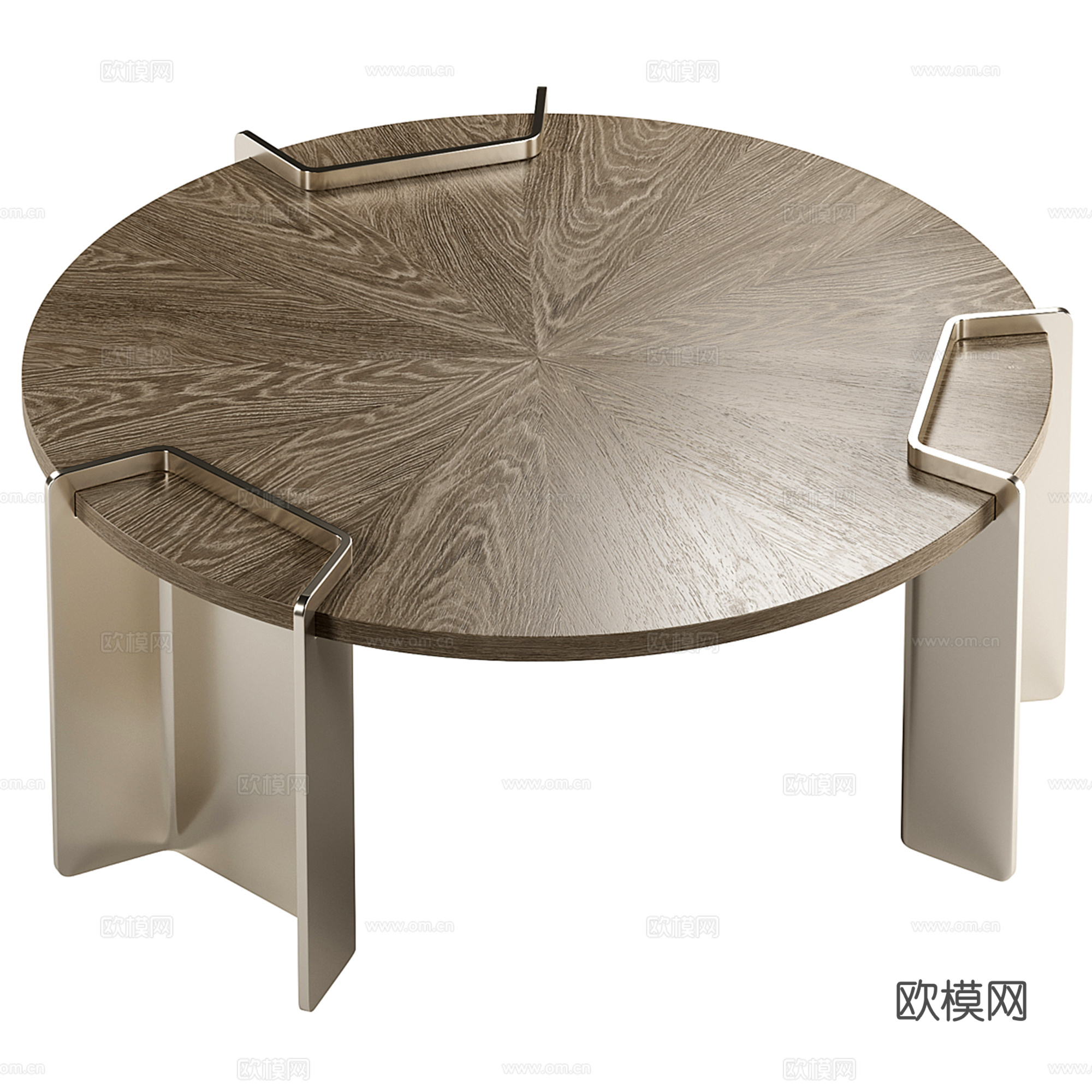 现代轻奢茶几su模型