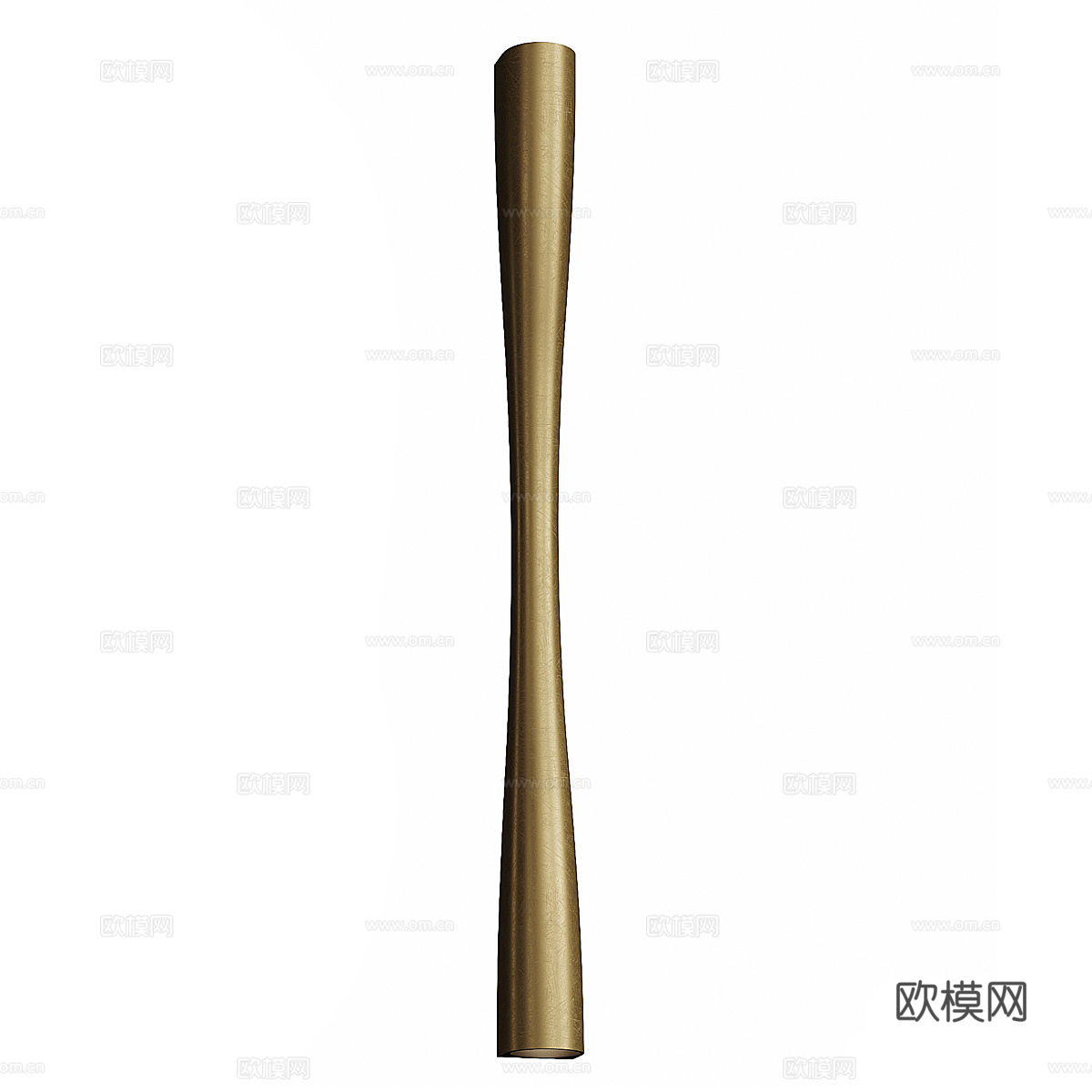 现代极简轻奢金属壁灯3d模型