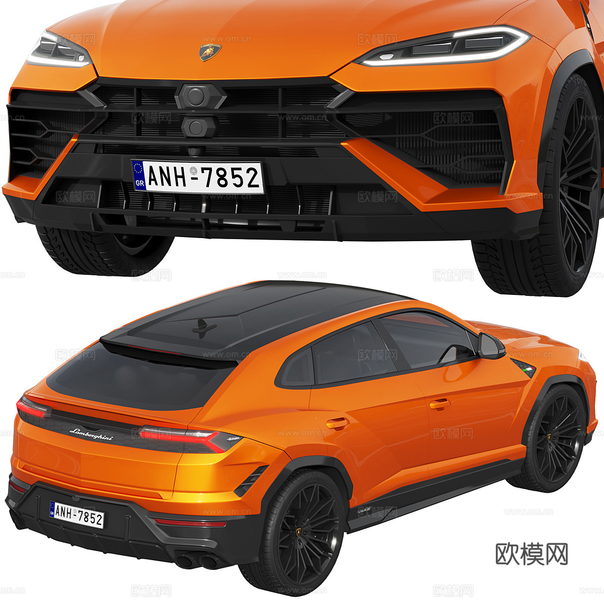 兰博基尼 Urus SE 轿跑3d模型