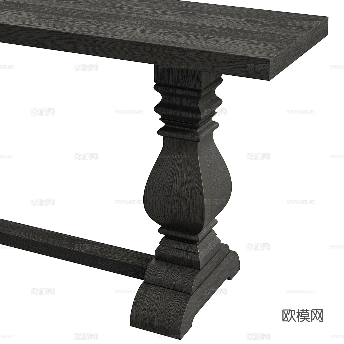 美式复古 Arhaus 端景台3d模型