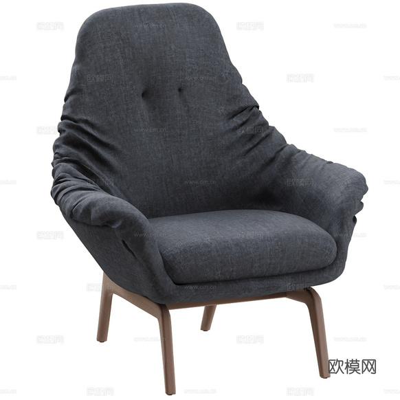 休闲椅3d模型下载