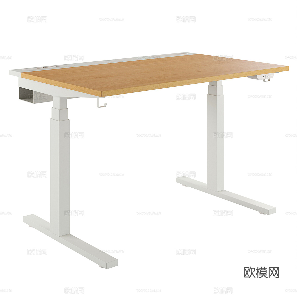 宜家 Desk Mittzon 升降式书桌3d模型