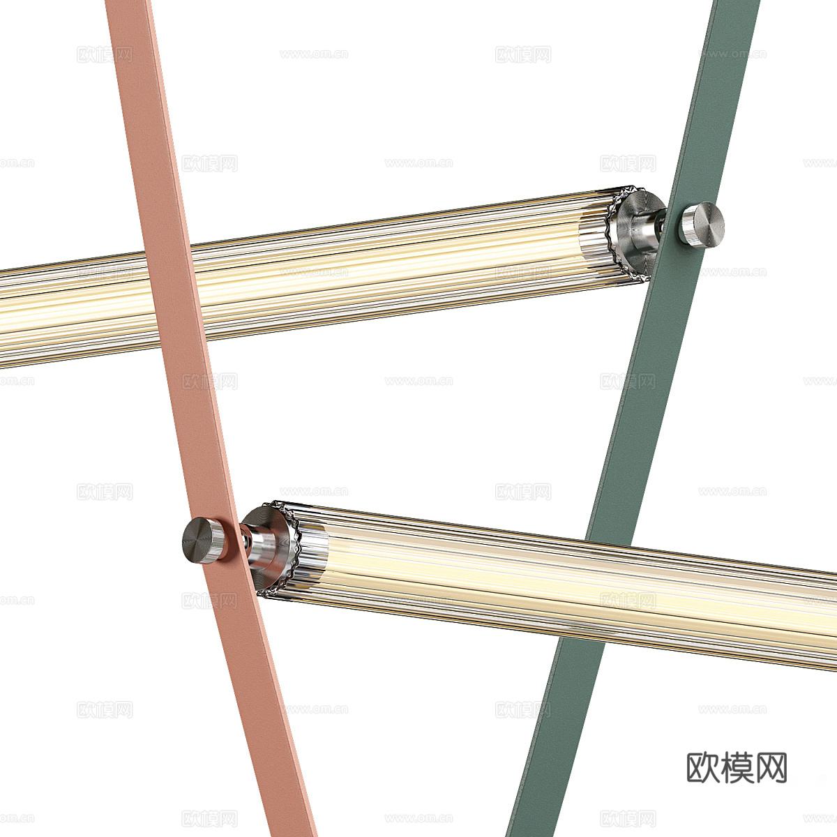 现代意式轻奢 Wireline 吊灯3d模型