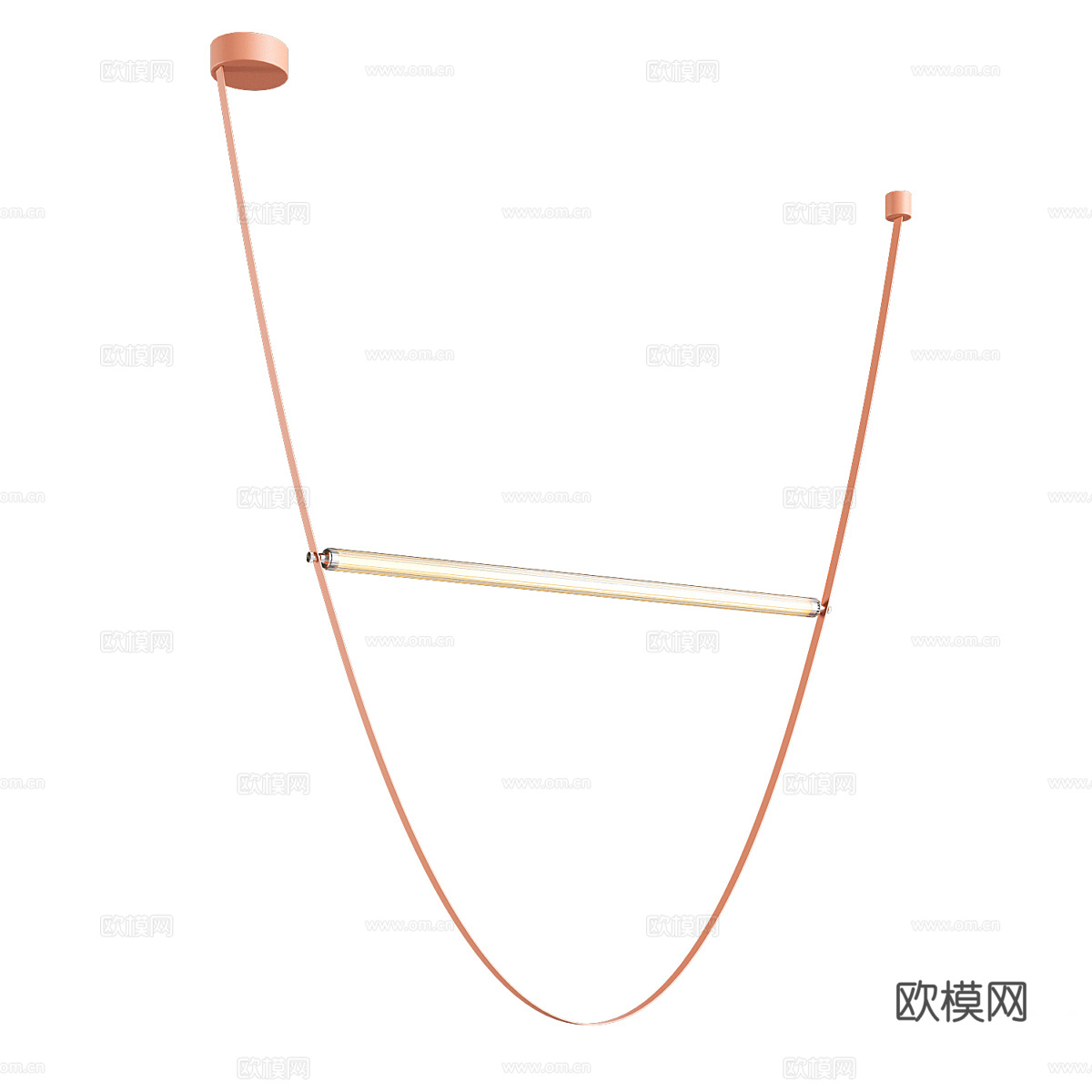 现代意式轻奢 Wireline 吊灯3d模型