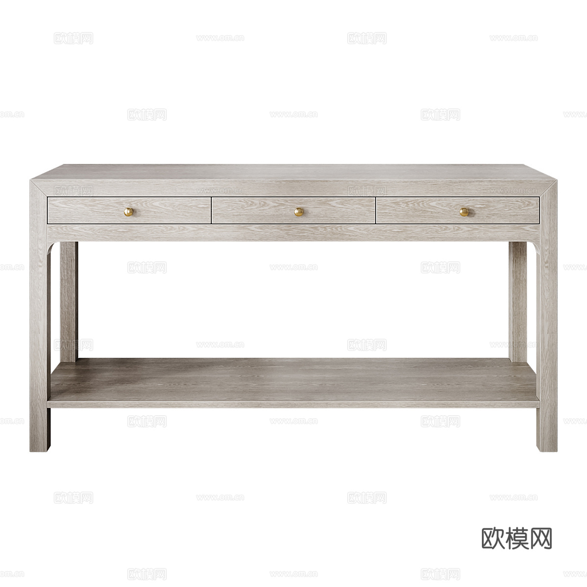 新中式 McGee &amp; Co Allen 黑色端景台3d模型