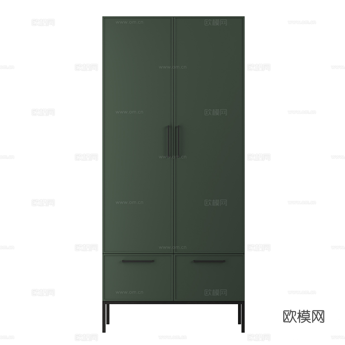 现代北欧 Berber Nicole 成品衣柜3d模型