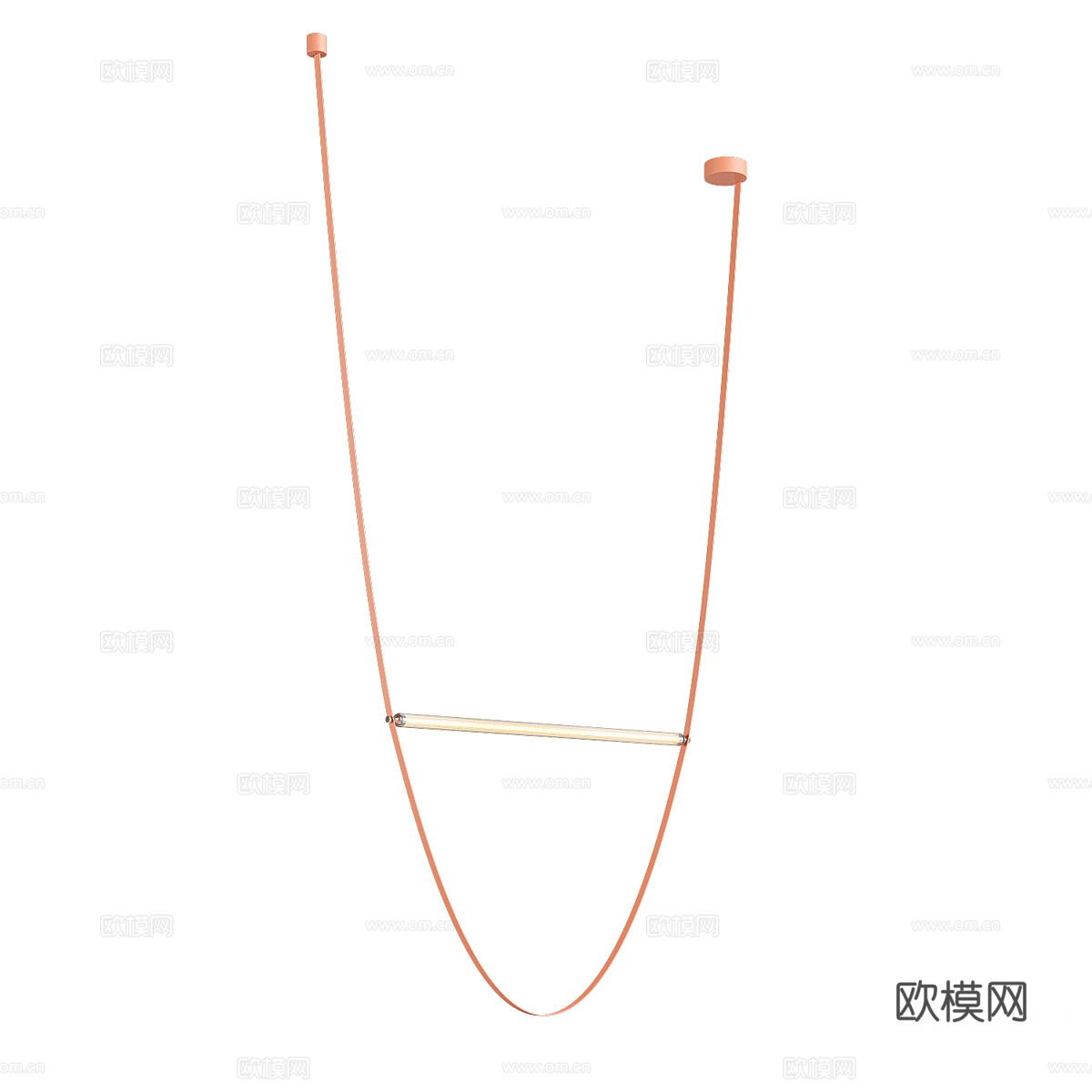 现代意式轻奢 Wireline 吊灯3d模型