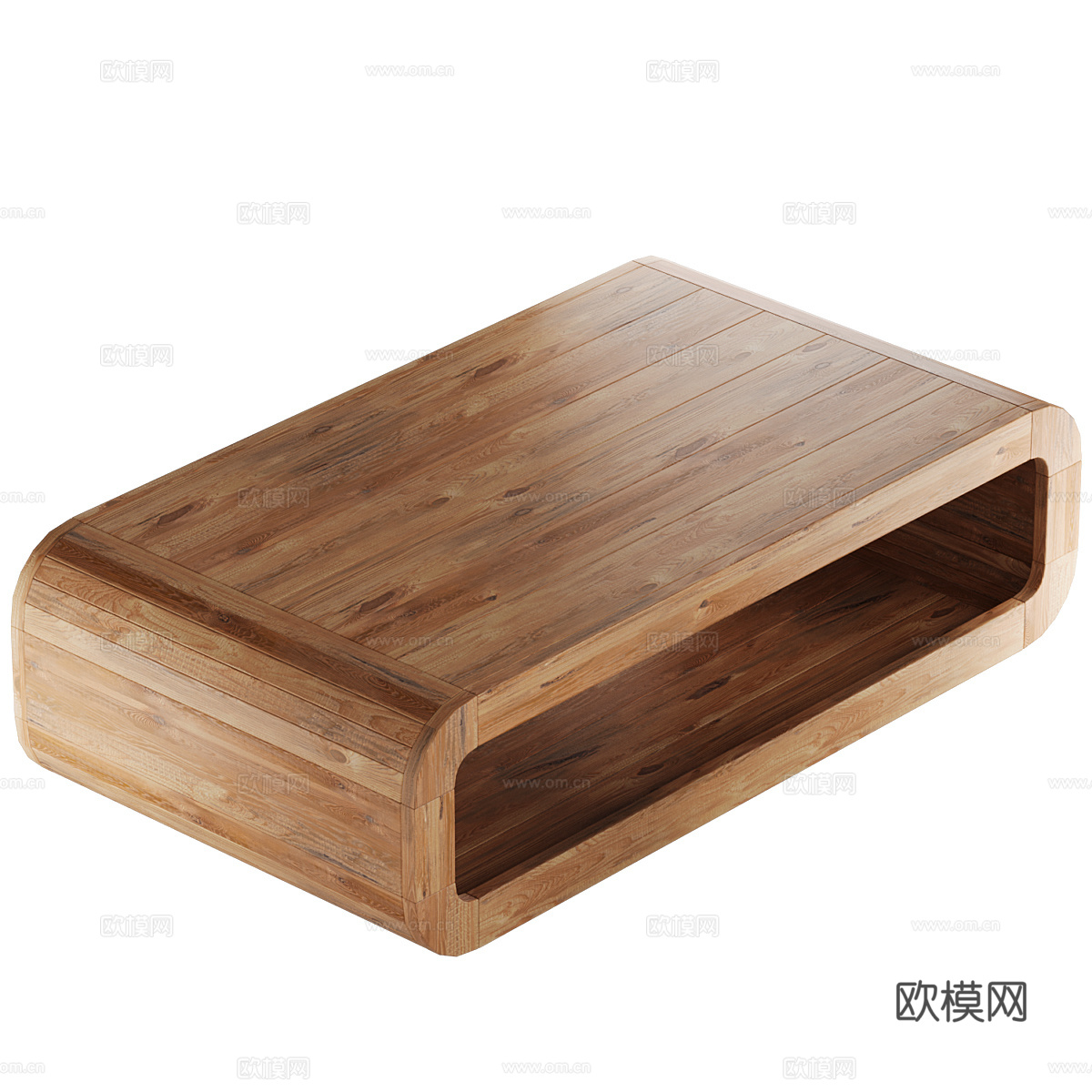 新中式 Vacry 实木茶几3d模型