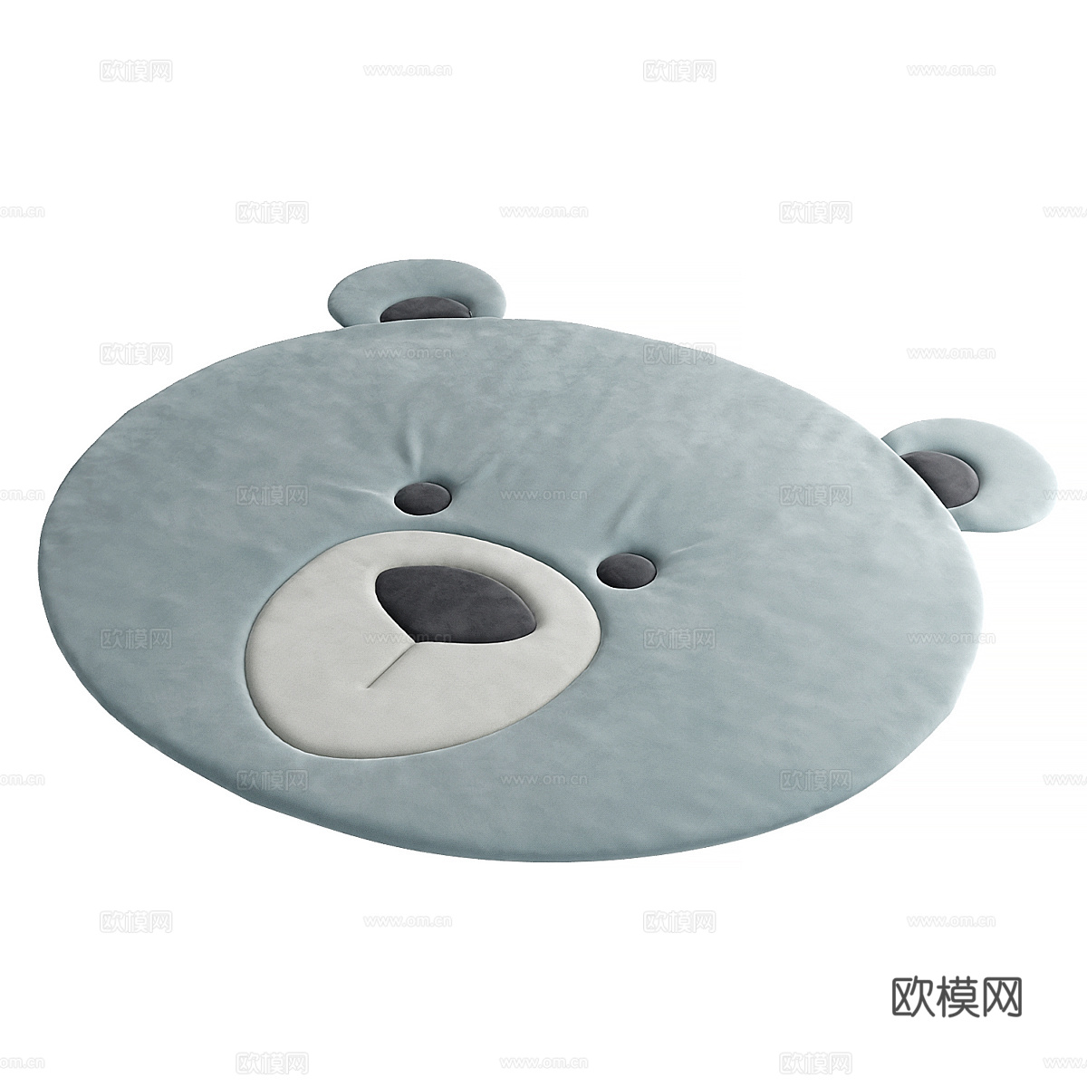 现代儿童地毯3d模型
