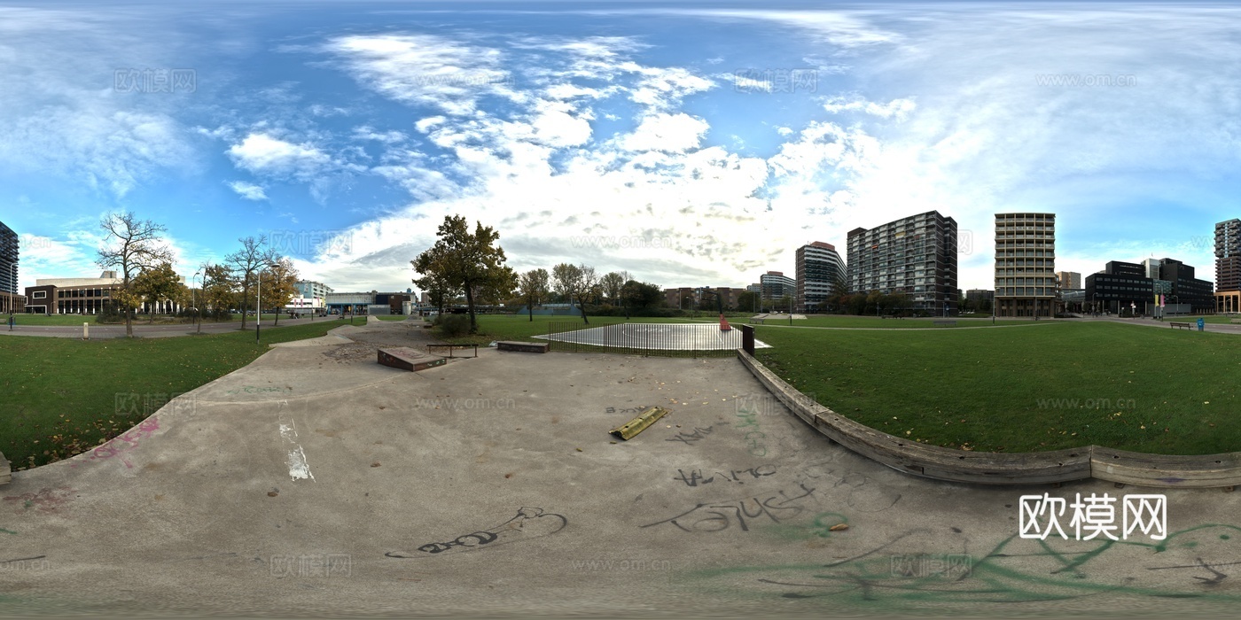 多云HDR 街区HDR 配楼HDR 街景HDR