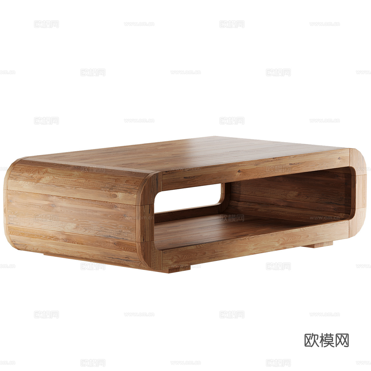 新中式 Vacry 实木茶几3d模型