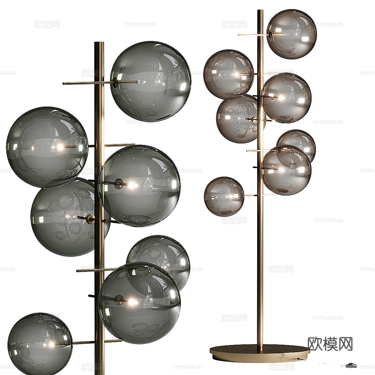 现代意式 Gallotti 落地灯3d模型