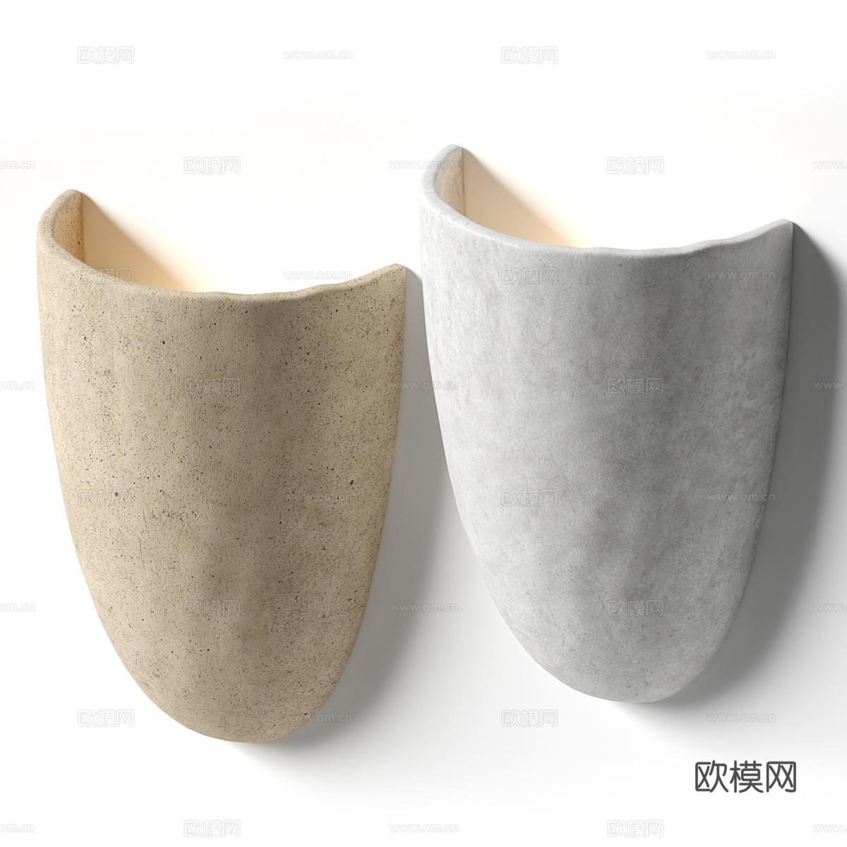 新中式侘寂 TERRACOTTA 壁灯3d模型